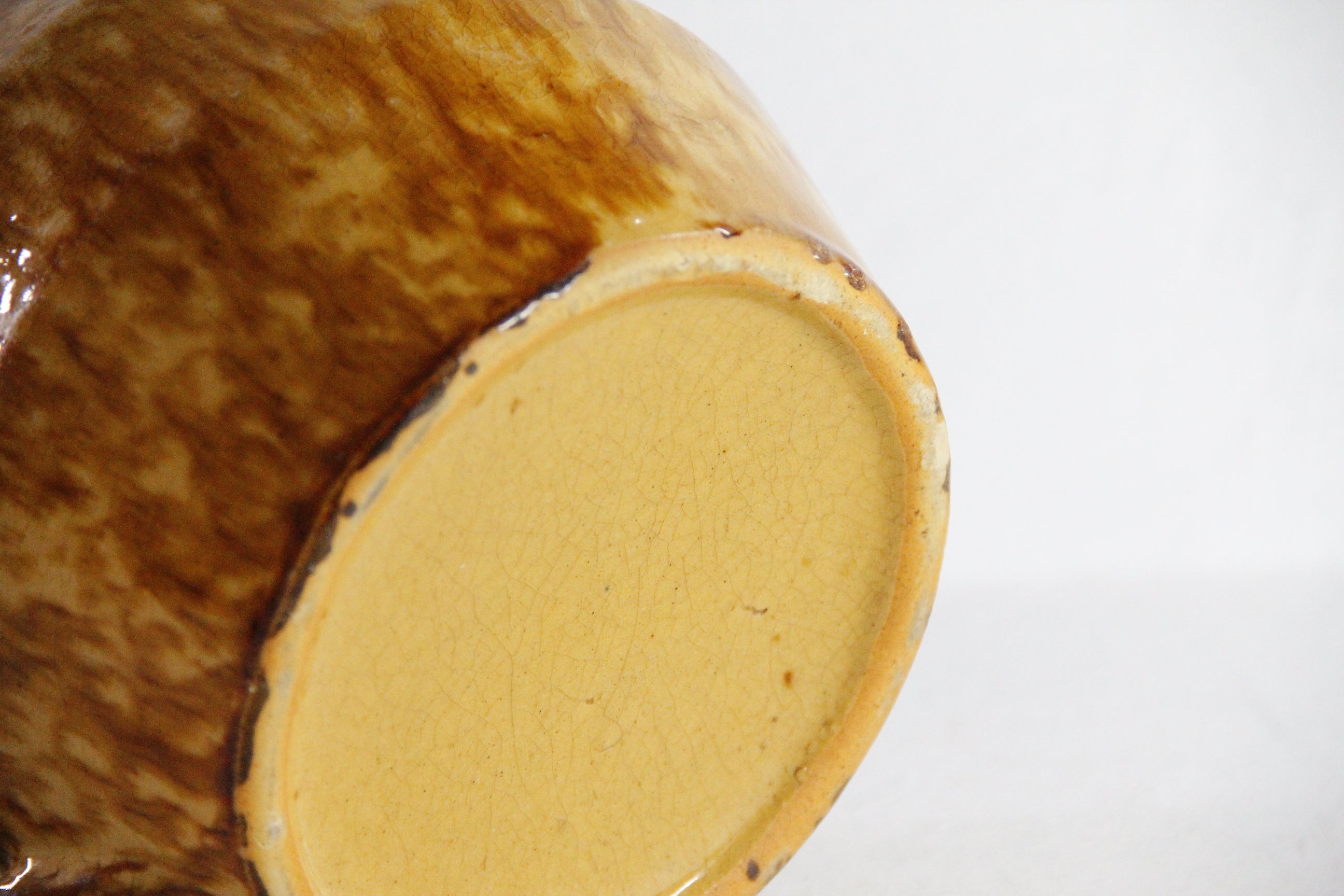 Brush McCoy Pottery Batter Pitcher | Antique Yellowware  Debra Hall Lifestyle