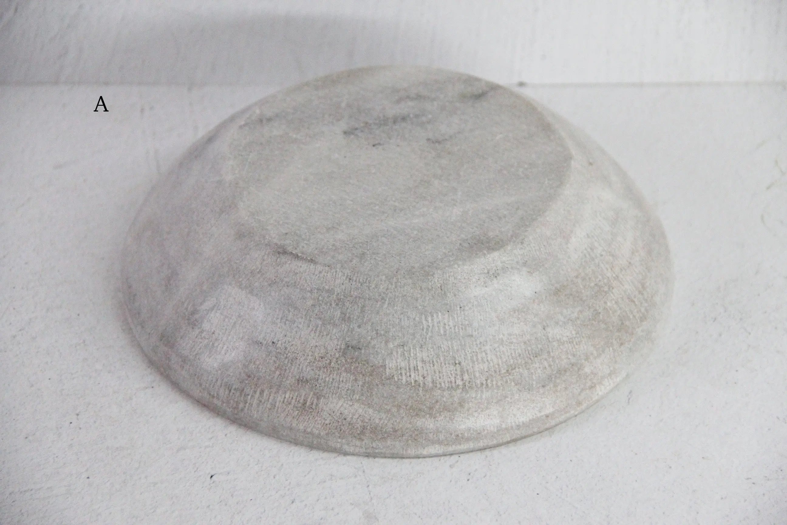 Carved Marble Bowl | Vintage Honed Stone Catchall Dish  Debra Hall Lifestyle