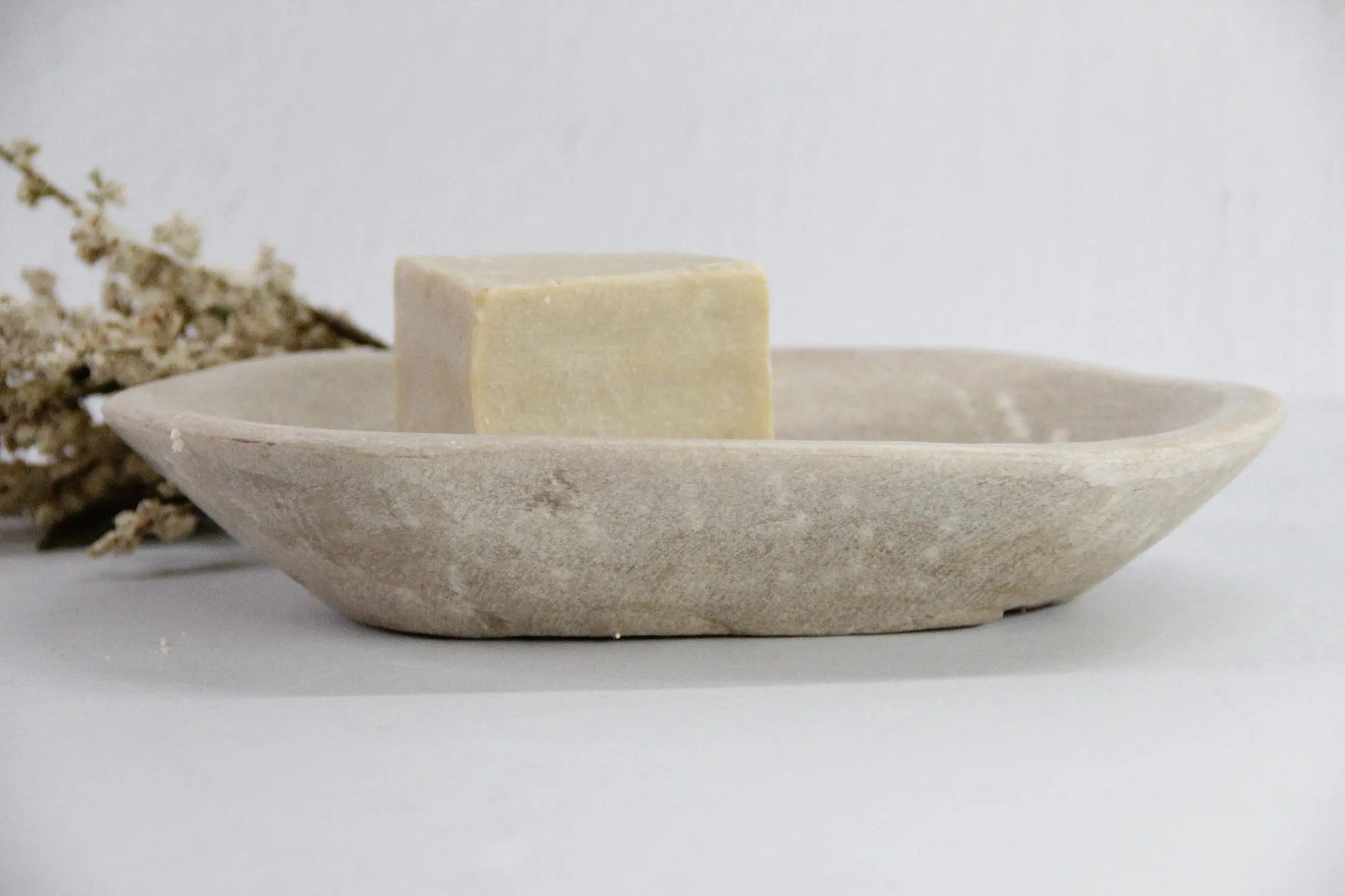 Carved Stone Bowl Kharal | Vintage Hand Carved Plate  Debra Hall Lifestyle