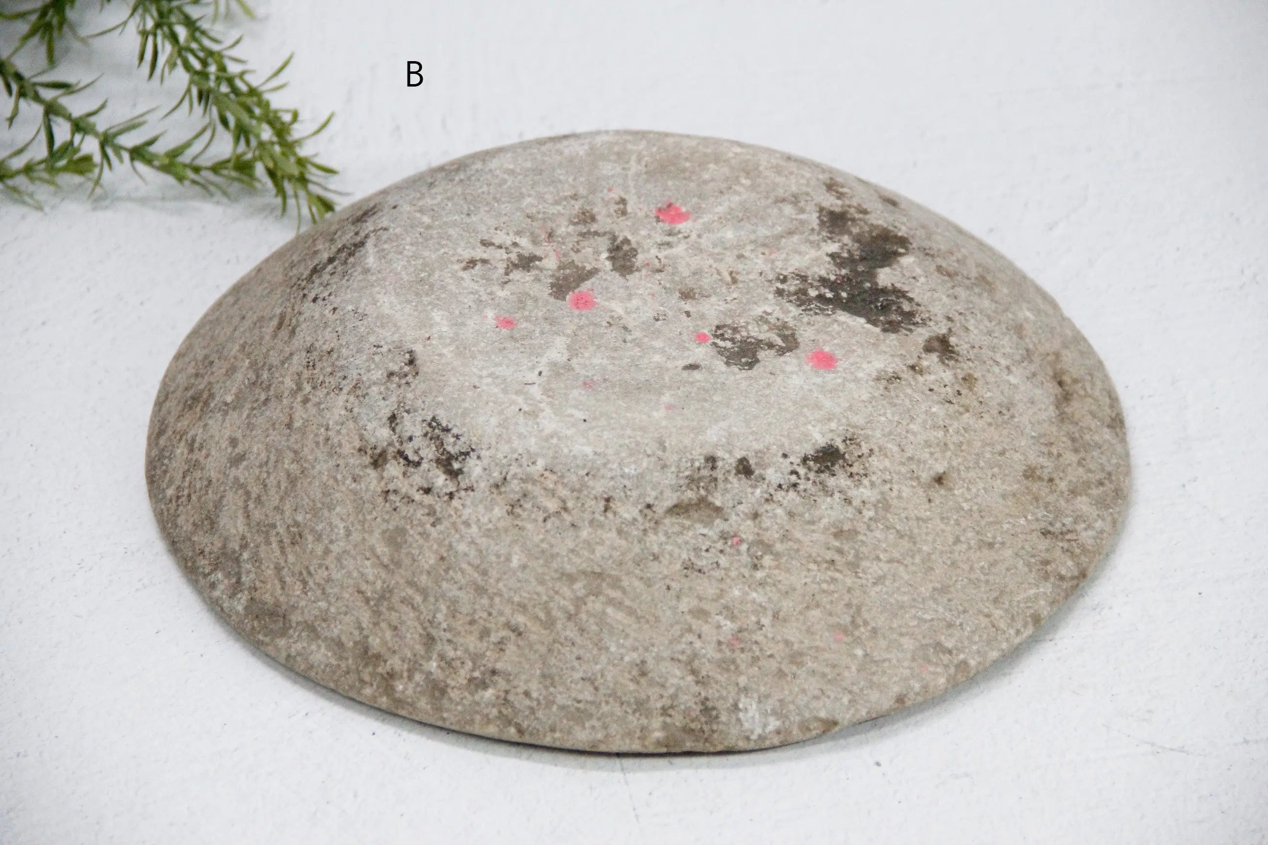 Carved Stone Bowl | Vintage Limestone One-Of-A-Kind  Debra Hall Lifestyle