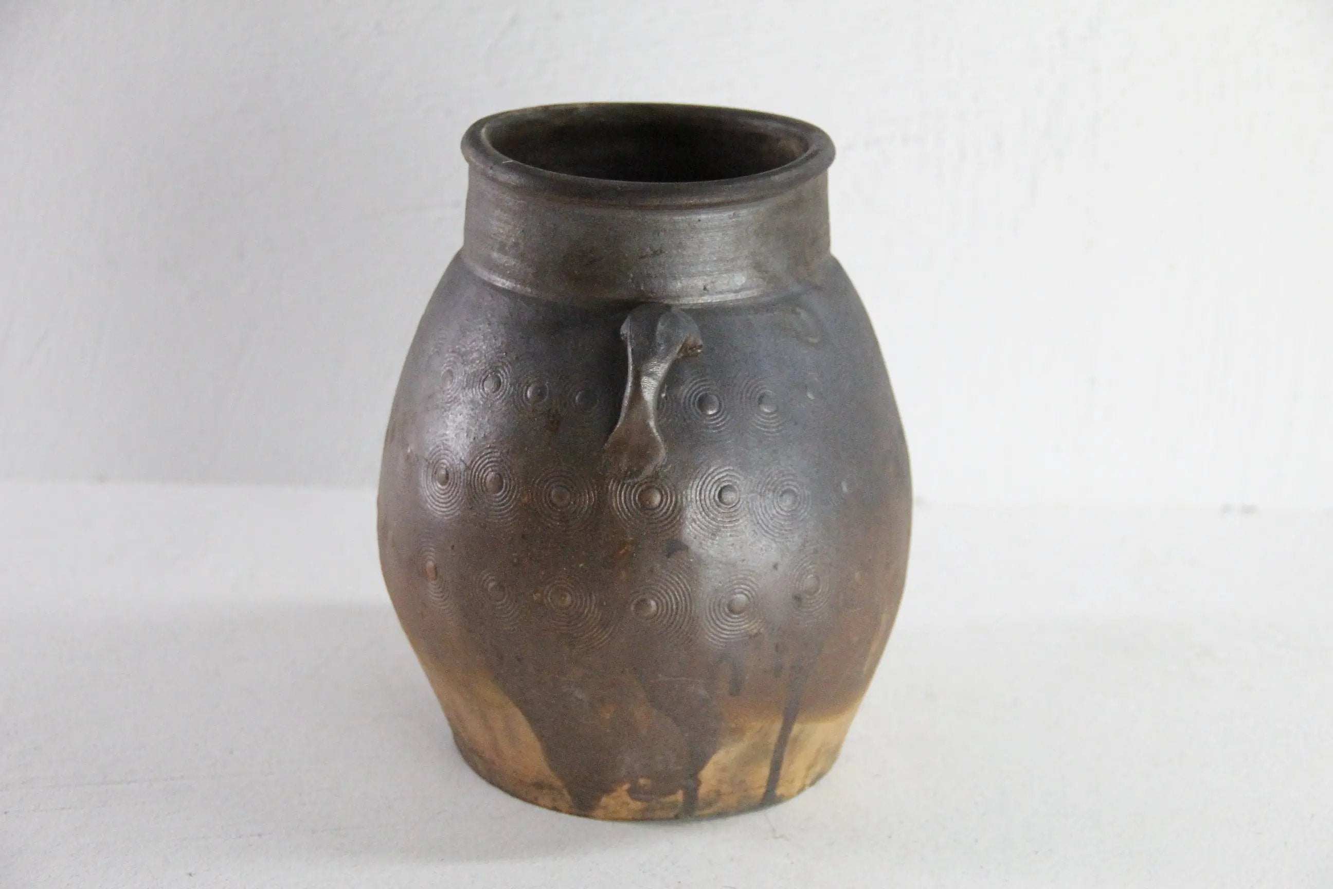 Chinese Antique Pottery Jar | Ceramic Glazed Pot  Debra Hall Lifestyle