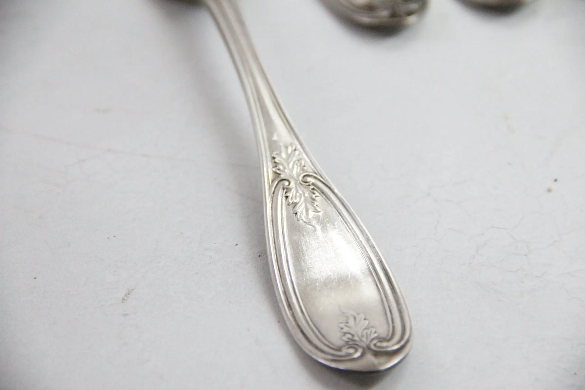Coin Silver Fork | 19th C. Coin H.M Ordway  Debra Hall Lifestyle