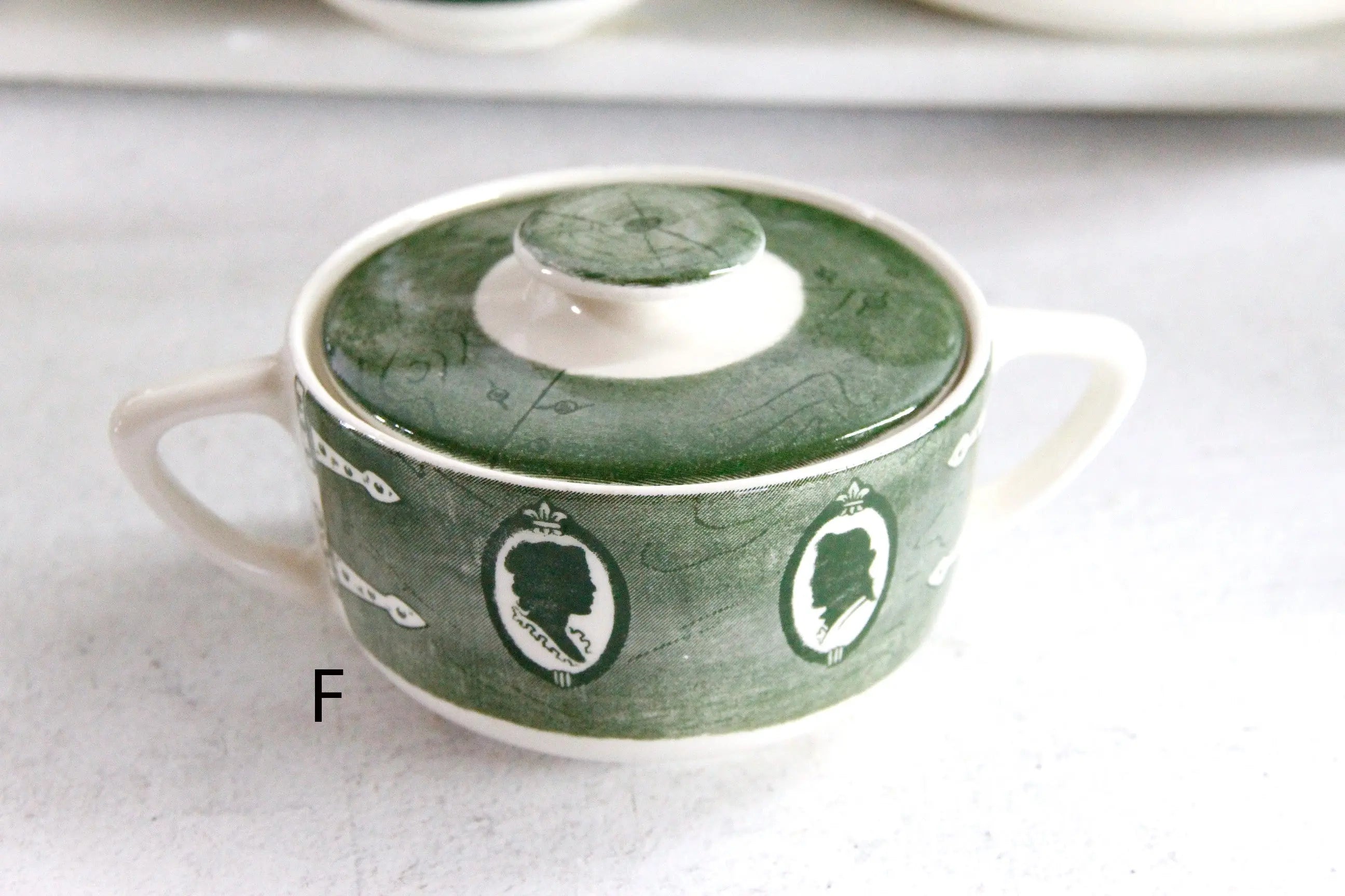 Colonial Homestead Dishes | Vintage 1950s Royal China Green