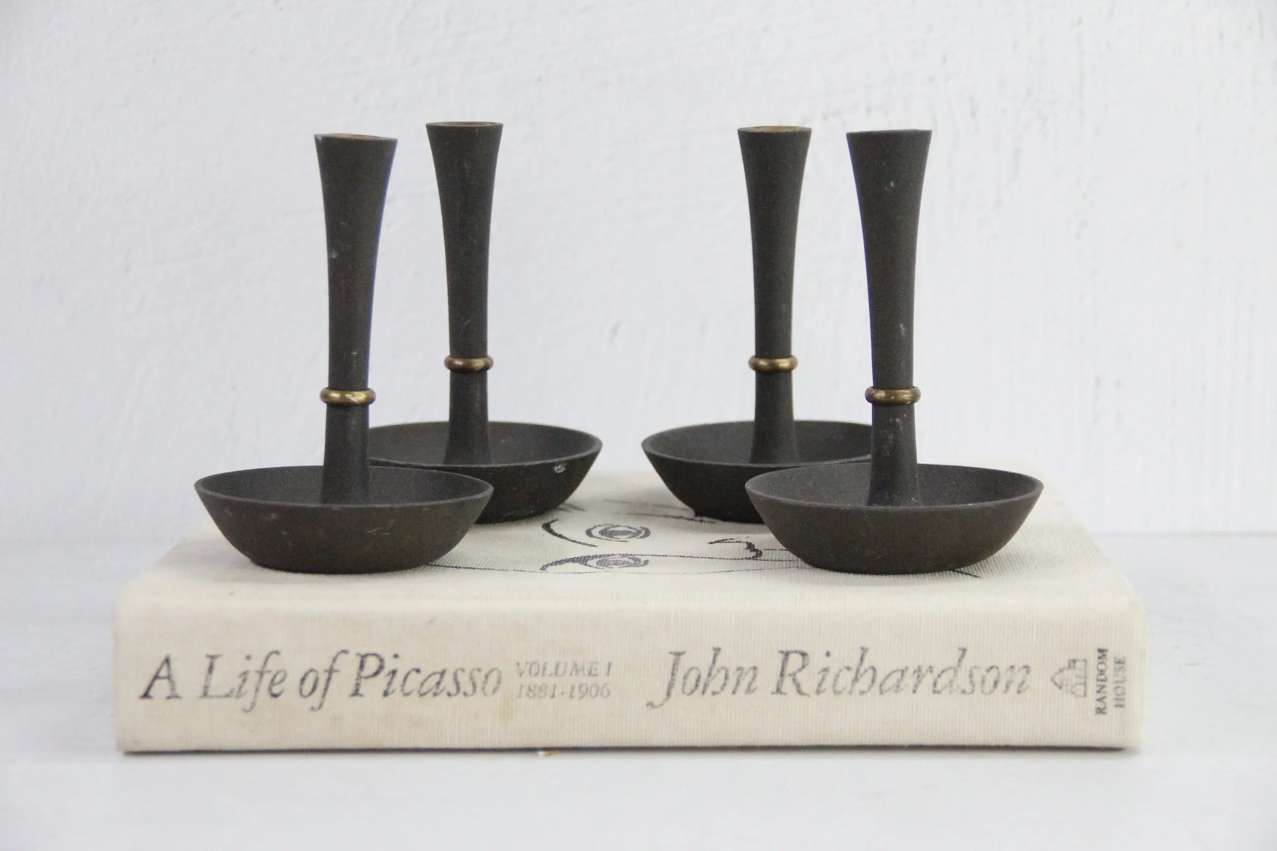 Dansk Candle Holder Pair | Jens Quistgaard Dansk Designs  Debra Hall Lifestyle