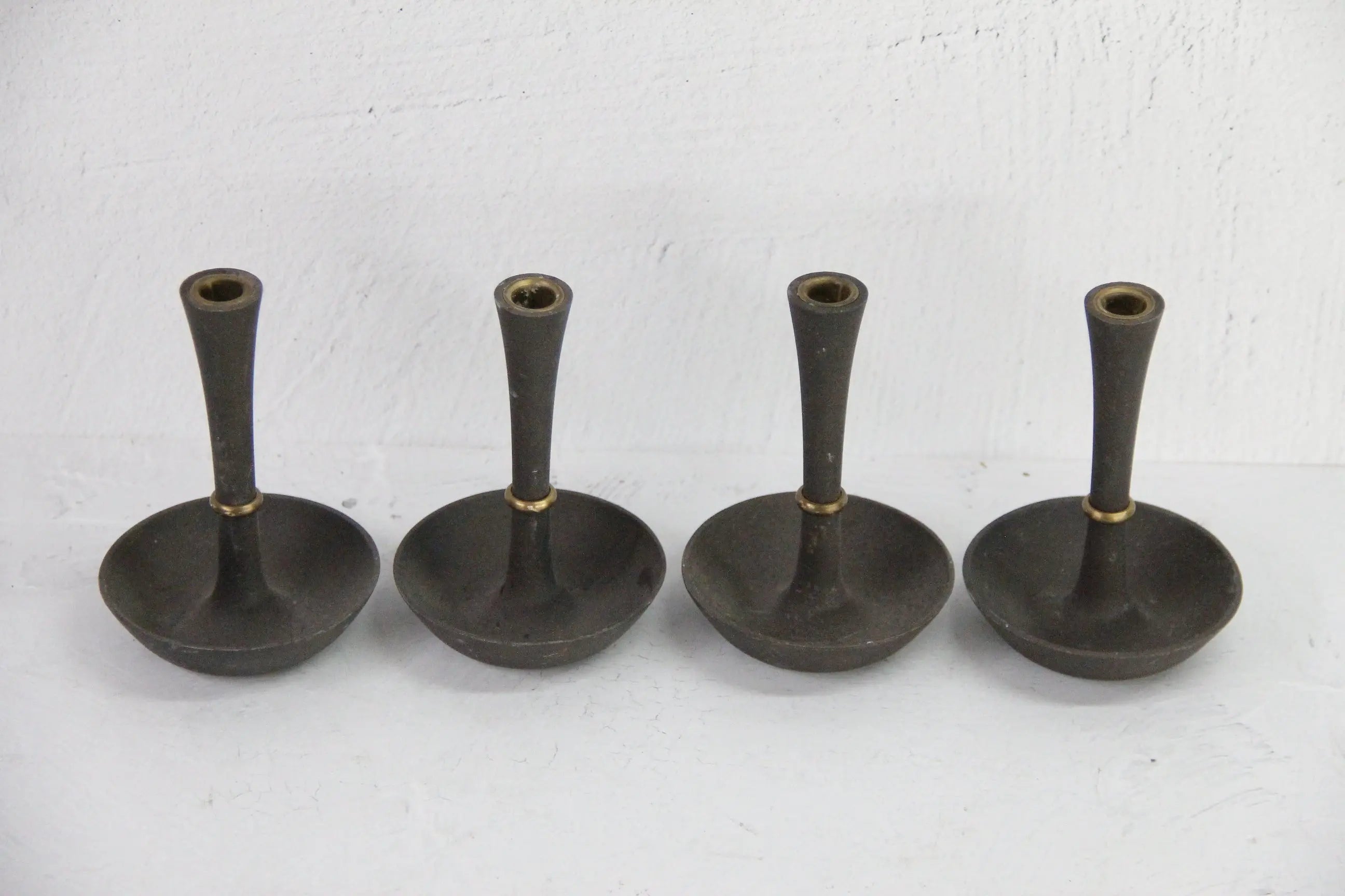 Dansk Candle Holder Pair | Jens Quistgaard Dansk Designs  Debra Hall Lifestyle