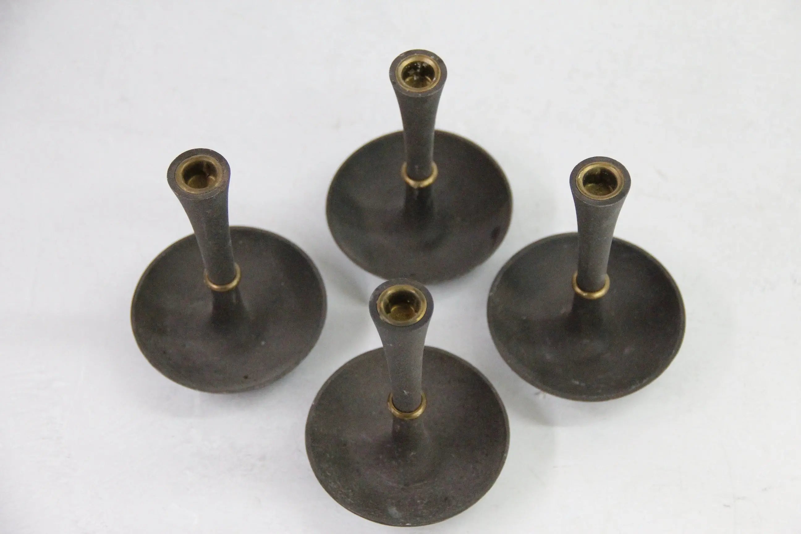 Dansk Candle Holder Pair | Jens Quistgaard Dansk Designs  Debra Hall Lifestyle