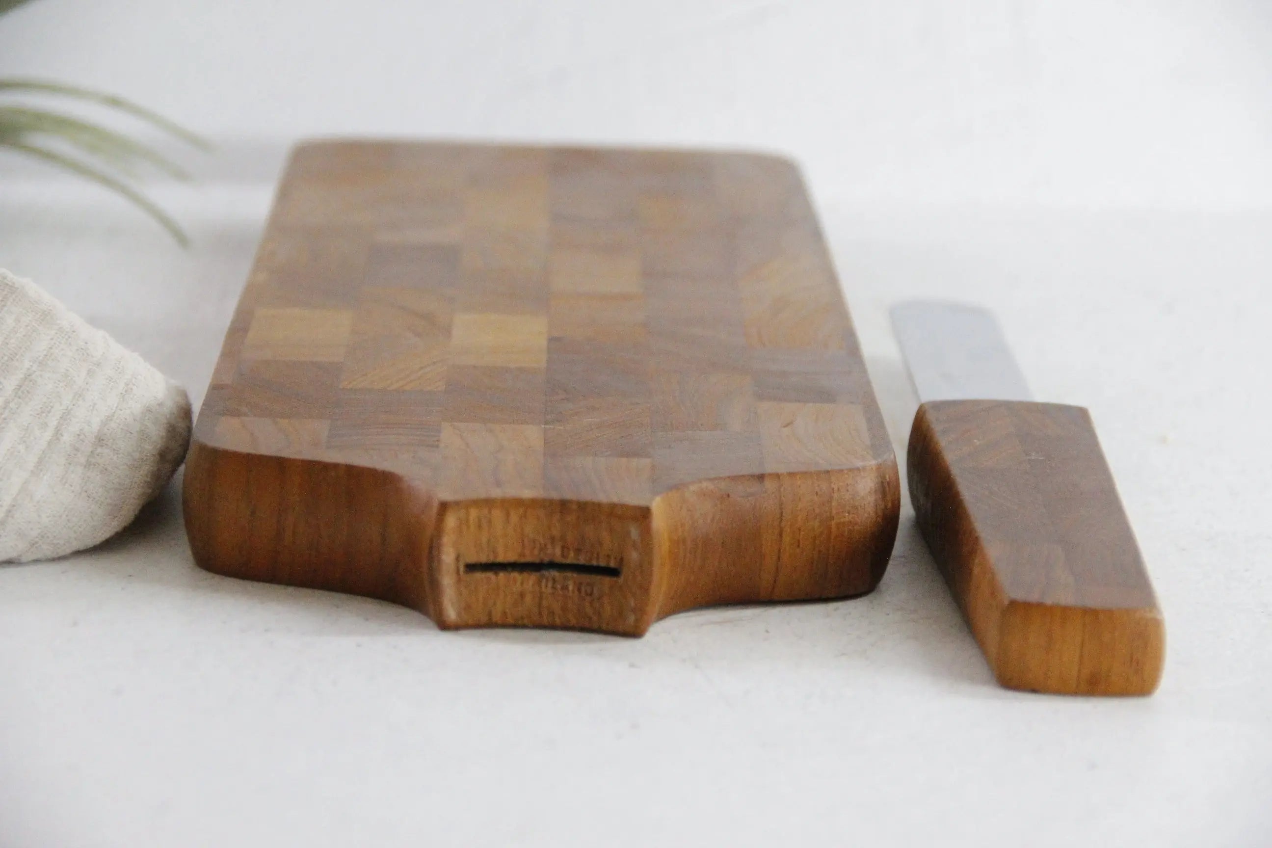 Dansk Cheese Board | Vintage Jens Quistgaard Teak With Knife  Debra Hall Lifestyle