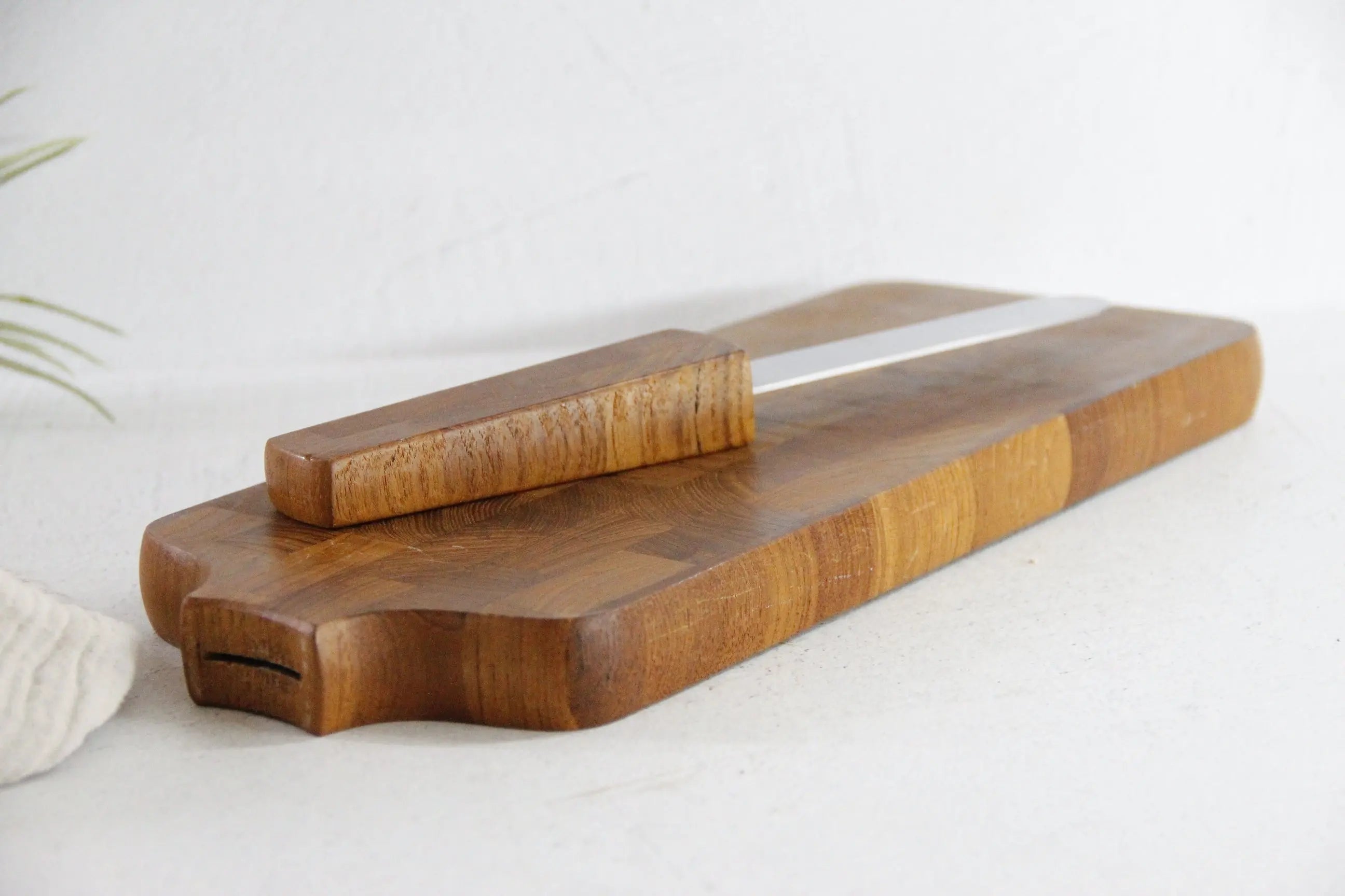 Dansk Cheese Board | Vintage Jens Quistgaard Teak With Knife  Debra Hall Lifestyle