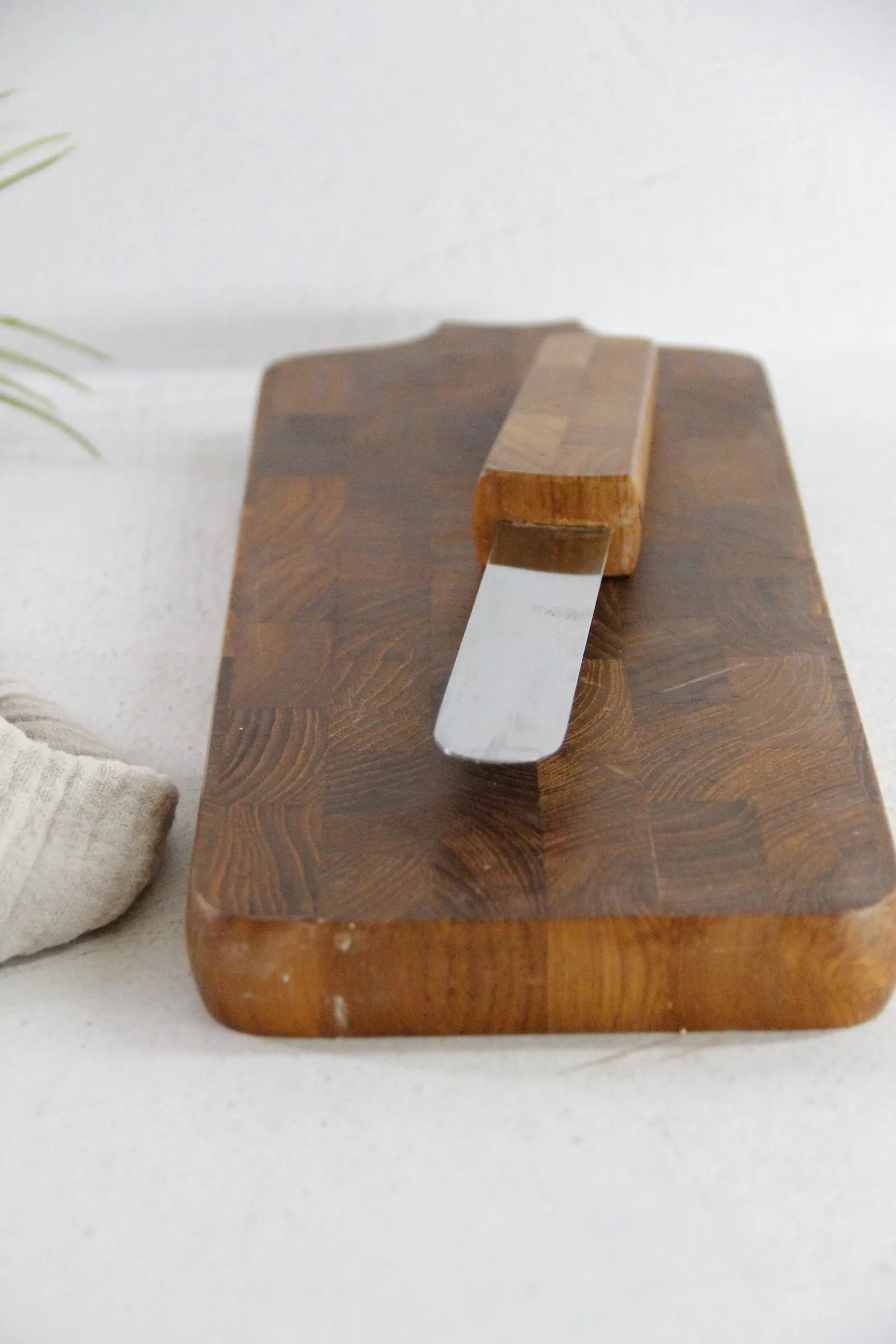 Dansk Cheese Board | Vintage Jens Quistgaard Teak With Knife  Debra Hall Lifestyle