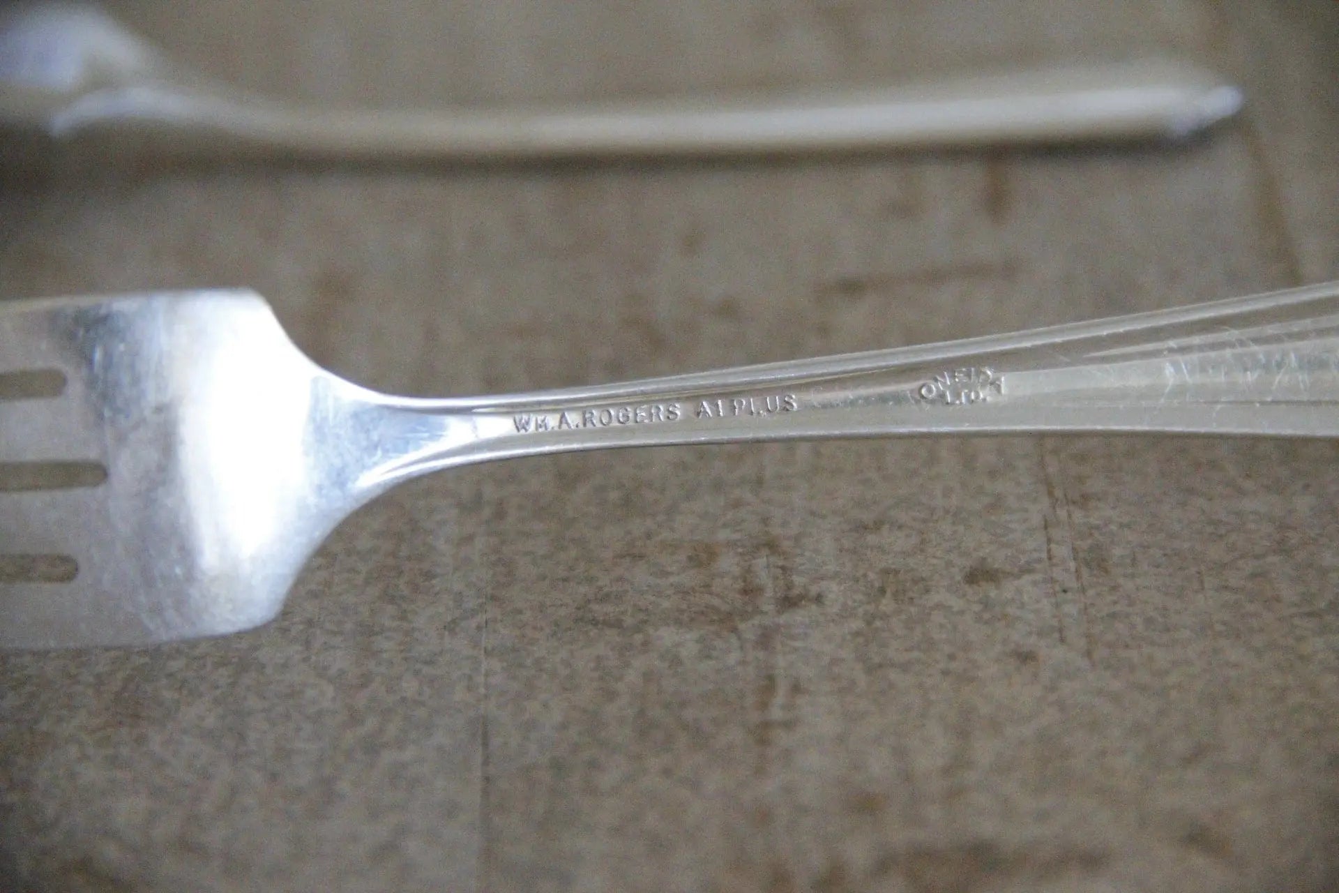 Antique Silver Salad/Dessert Fork | Flatware 4 Pcs  Debra Hall Lifestyle
