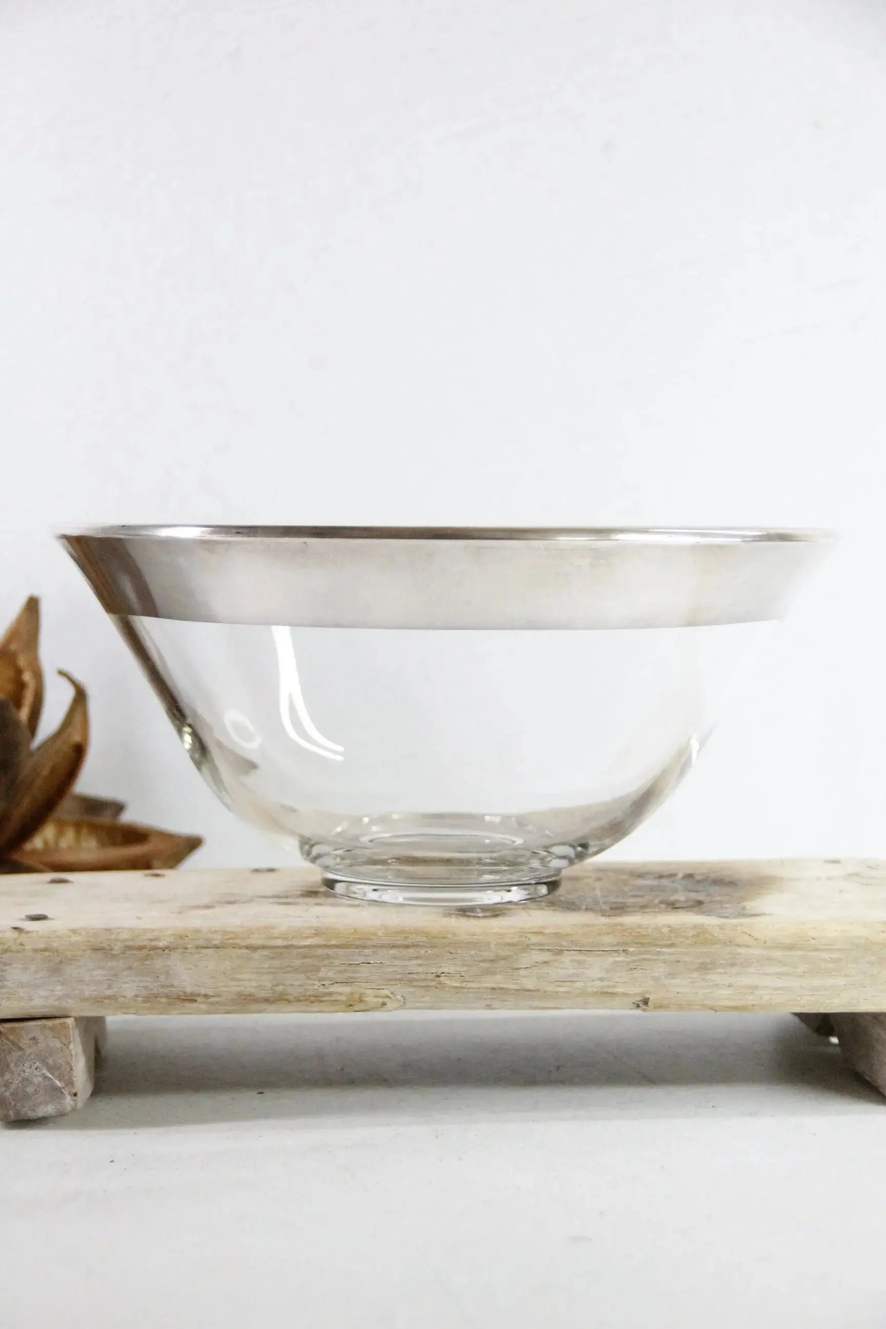Dorothy Thorpe Bowl | 1950s With Sterling Silver Band  Debra Hall Lifestyle