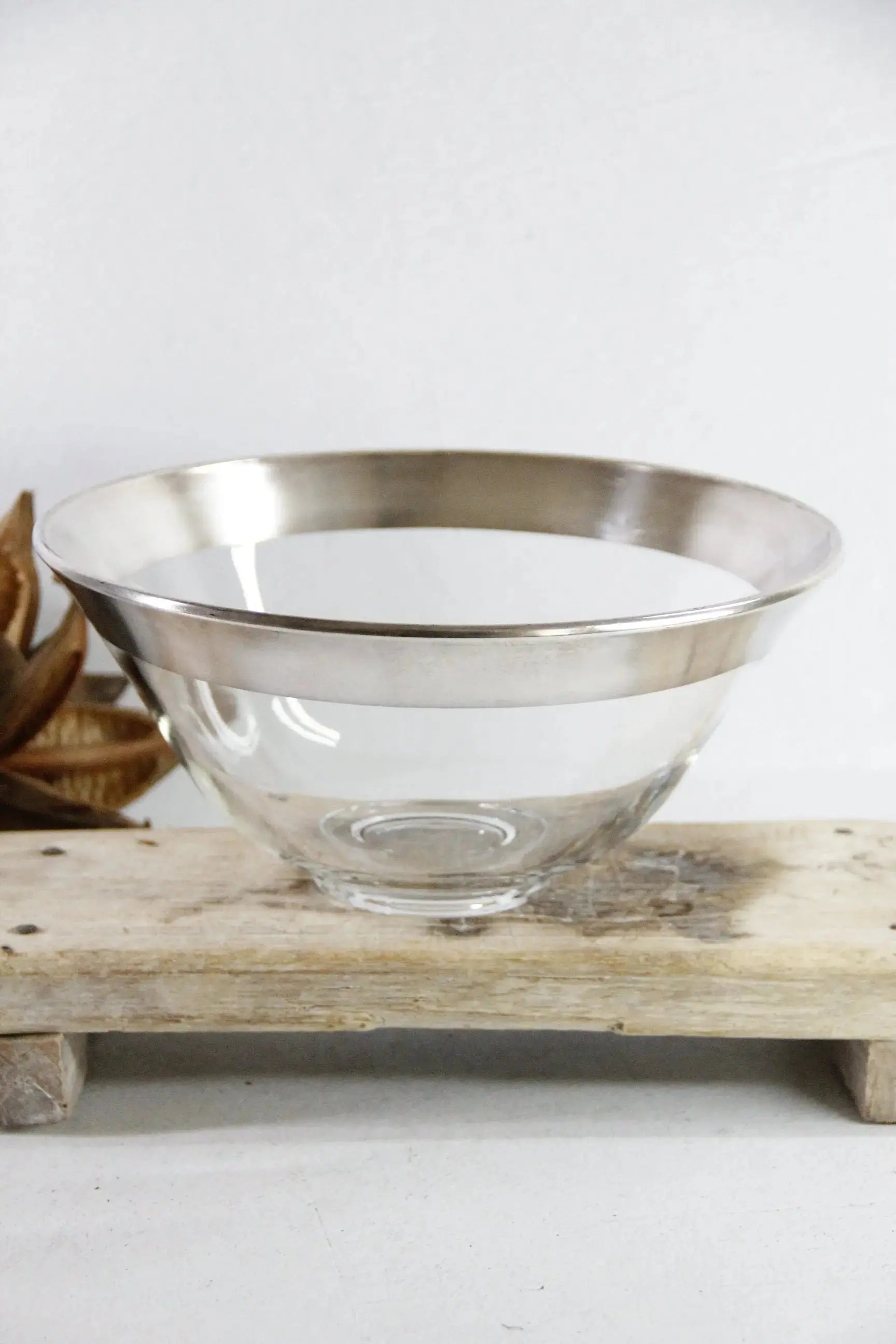 Dorothy Thorpe Bowl | 1950s With Sterling Silver Band  Debra Hall Lifestyle