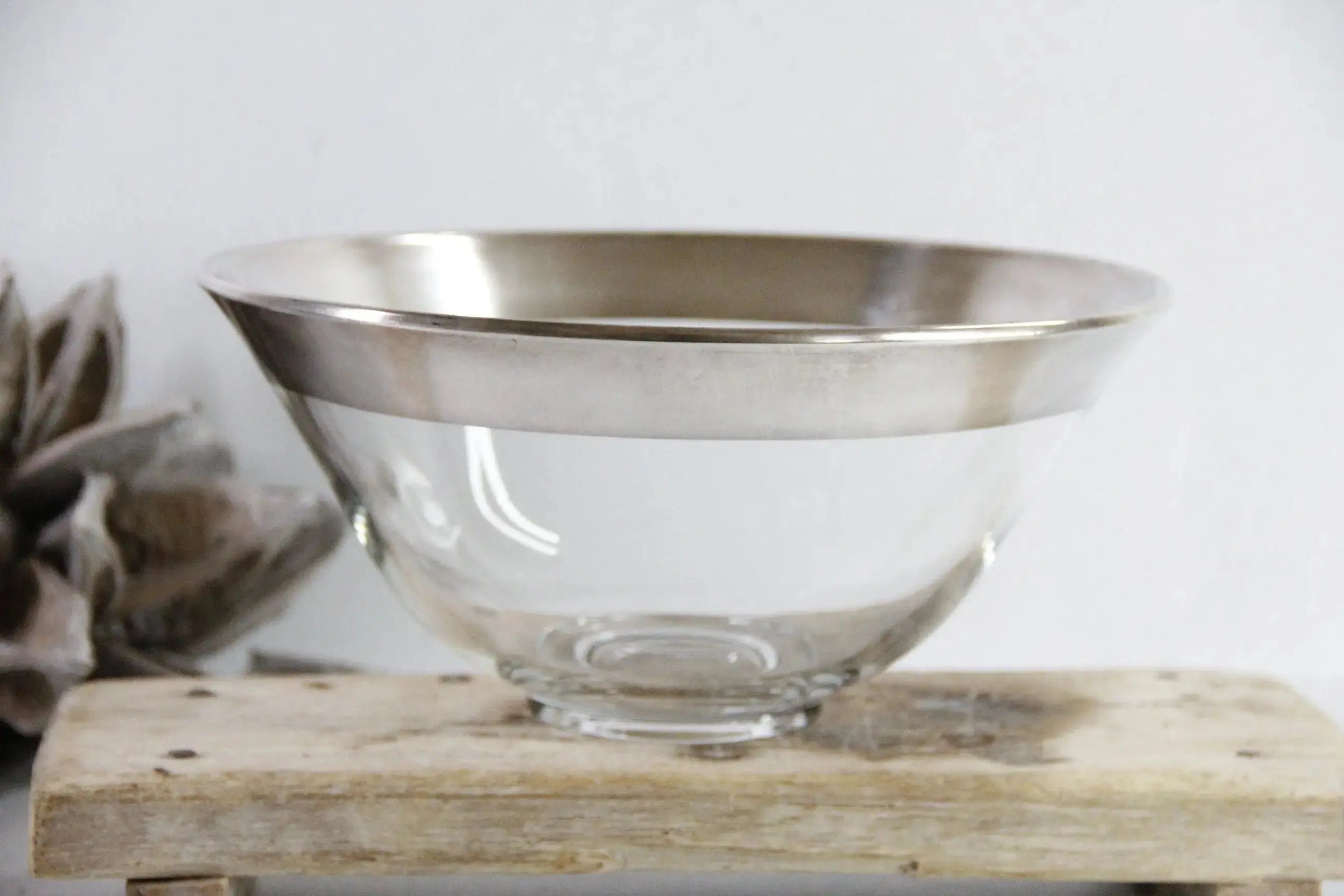 Dorothy Thorpe Bowl | 1950s With Sterling Silver Band  Debra Hall Lifestyle