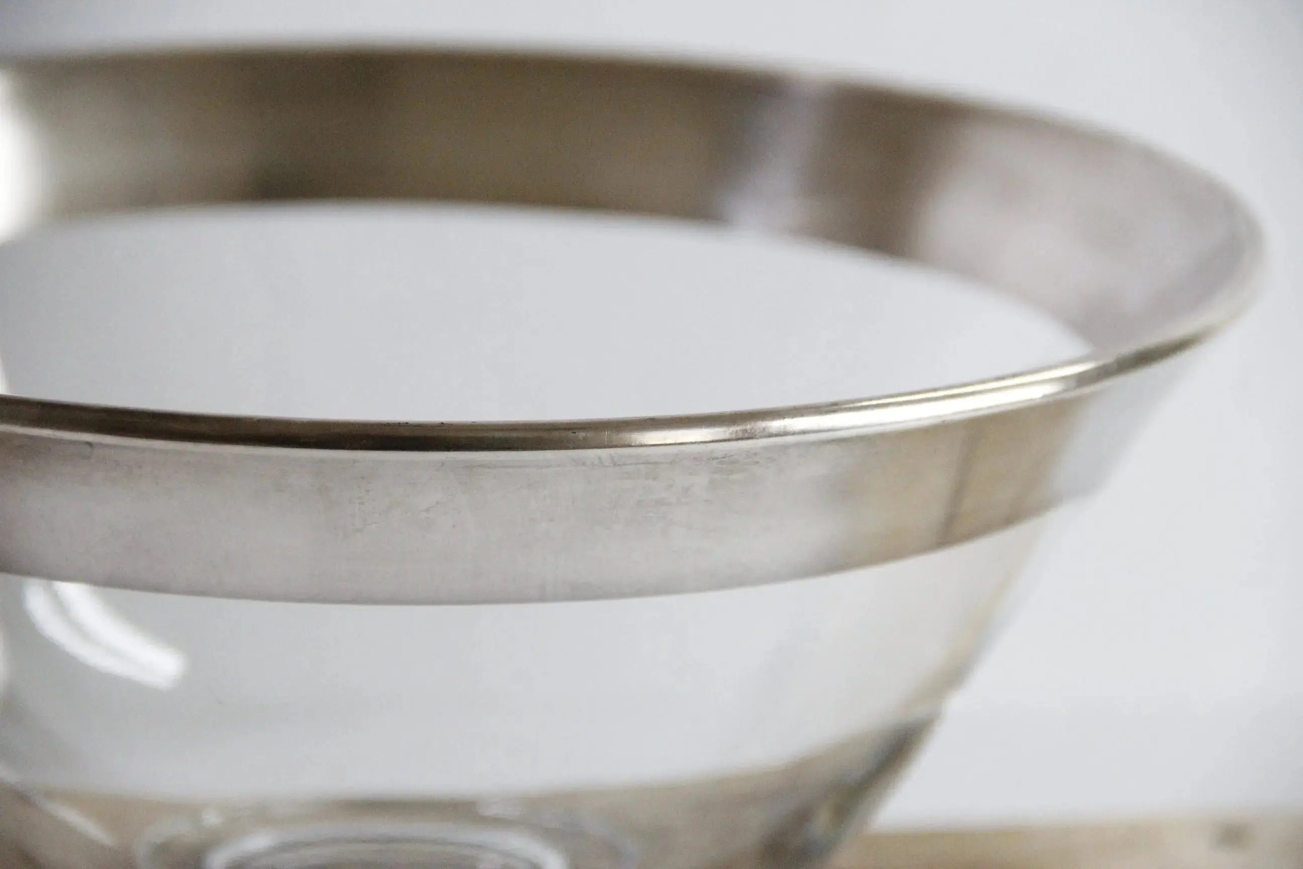 Dorothy Thorpe Bowl | 1950s With Sterling Silver Band  Debra Hall Lifestyle