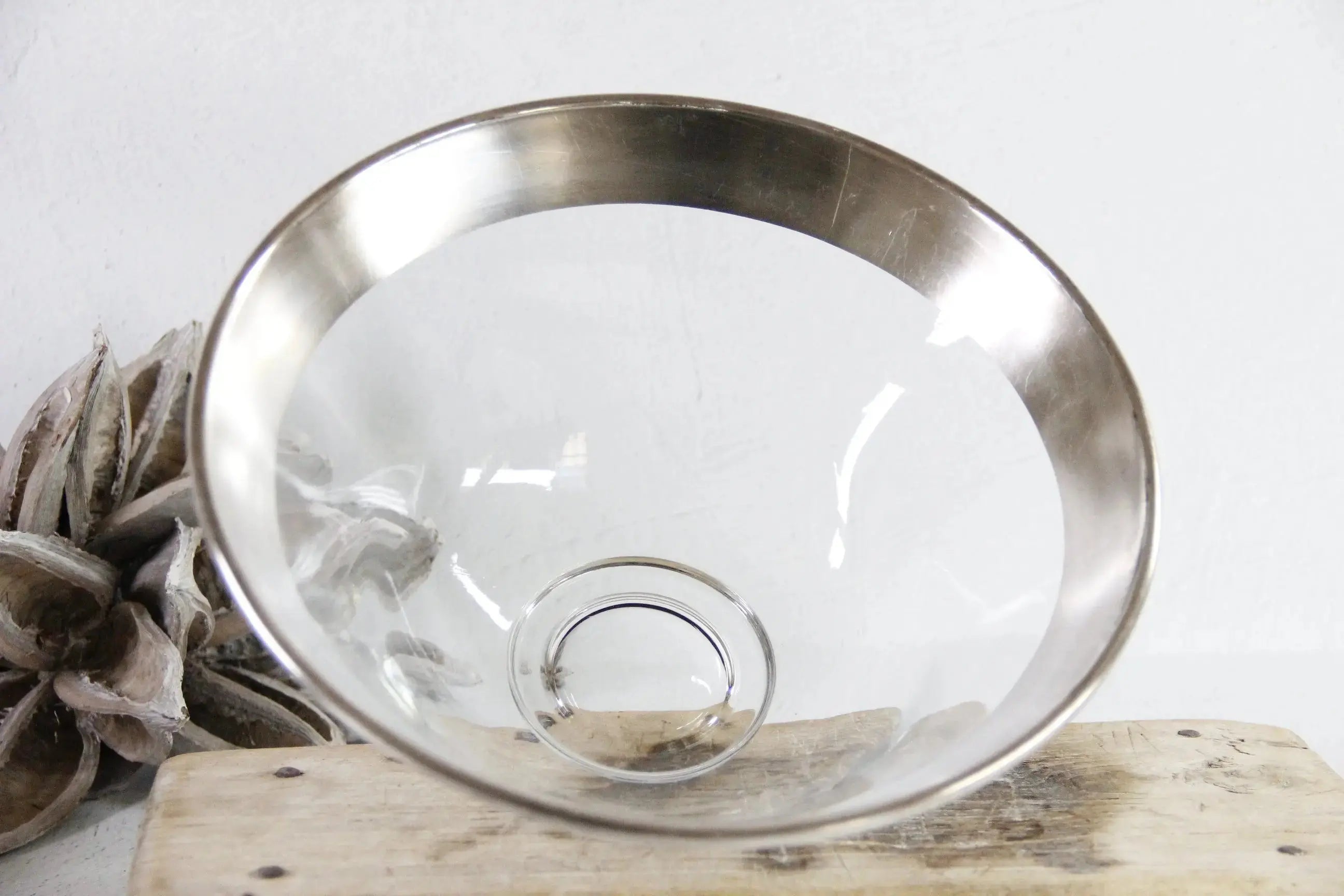 Dorothy Thorpe Bowl | 1950s With Sterling Silver Band  Debra Hall Lifestyle