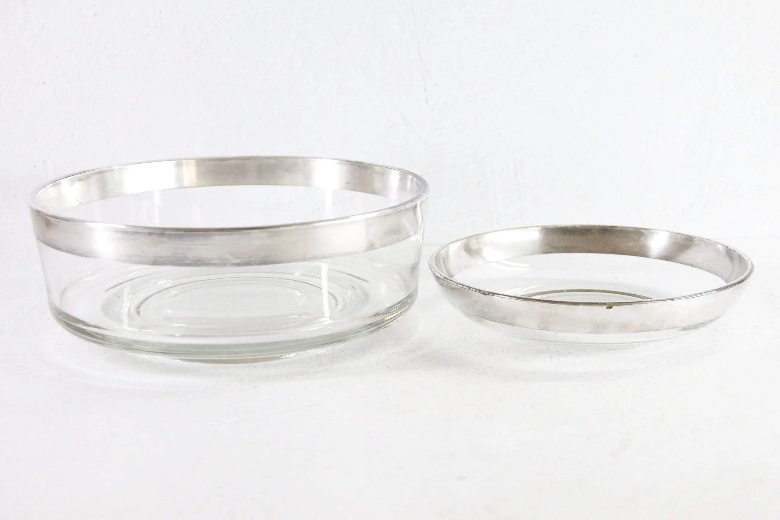 Dorothy Thorpe Bowl | Assorted Midcentury Silver Band