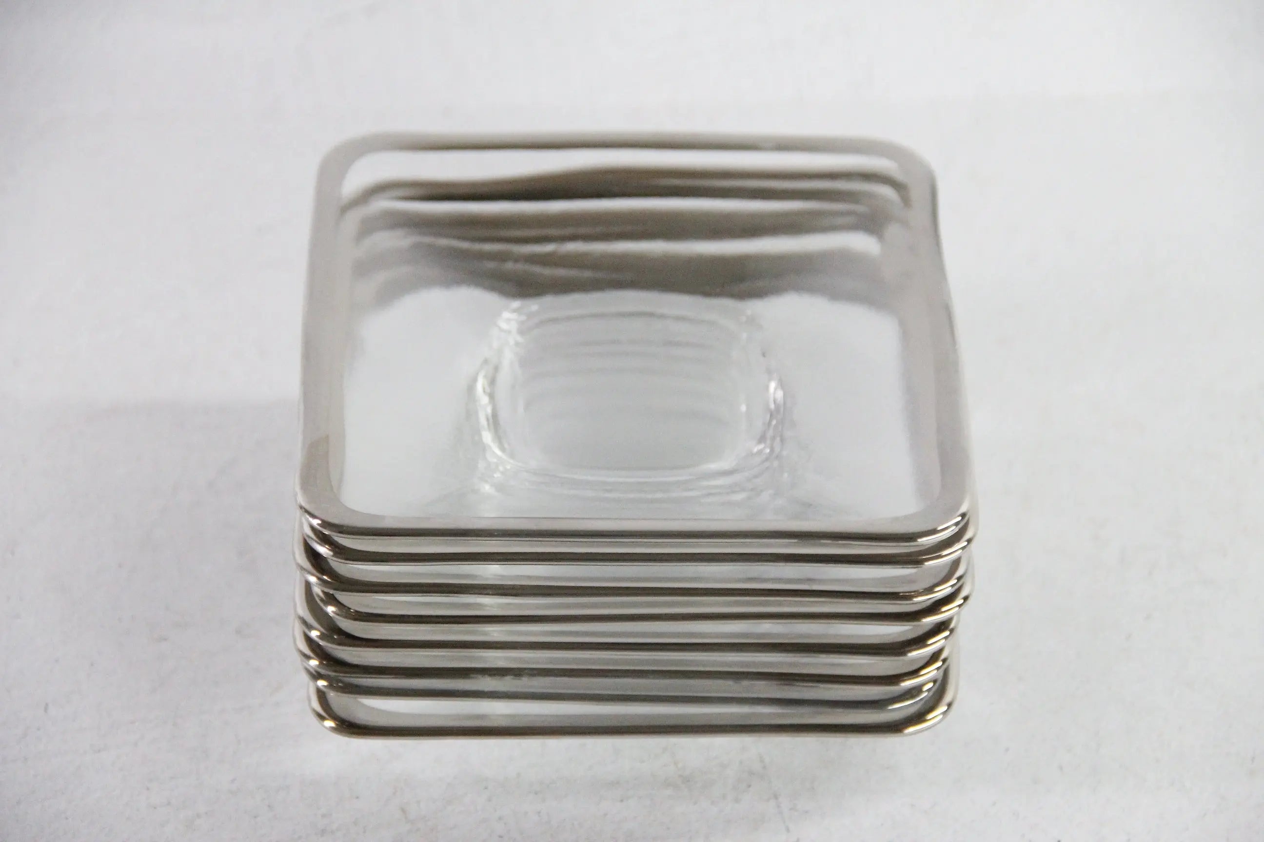 Dorothy Thorpe Plate Midcentury Modern Square 6" Bread/Dessert  Debra Hall Lifestyle