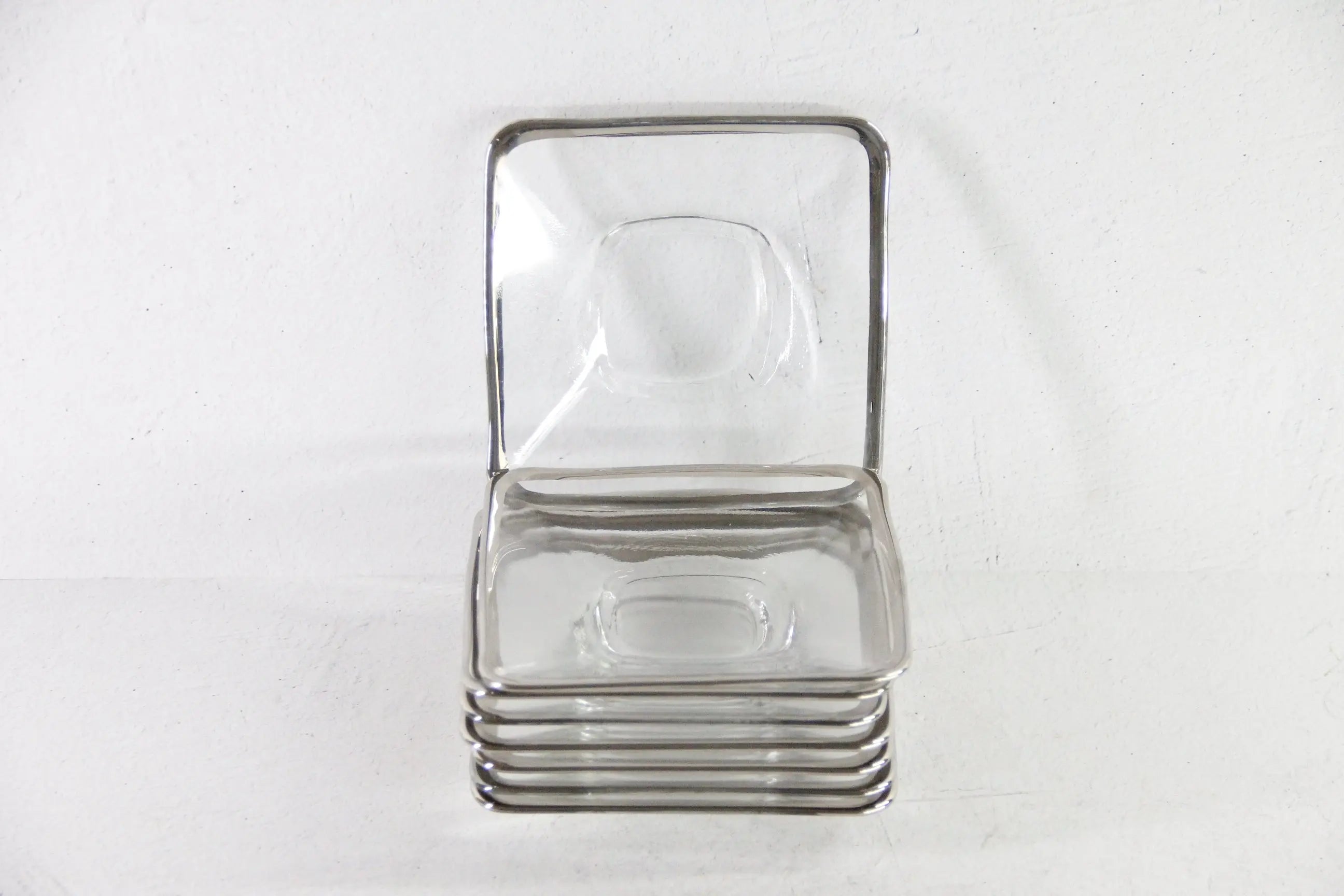 Dorothy Thorpe Plate Midcentury Modern Square 6" Bread/Dessert  Debra Hall Lifestyle