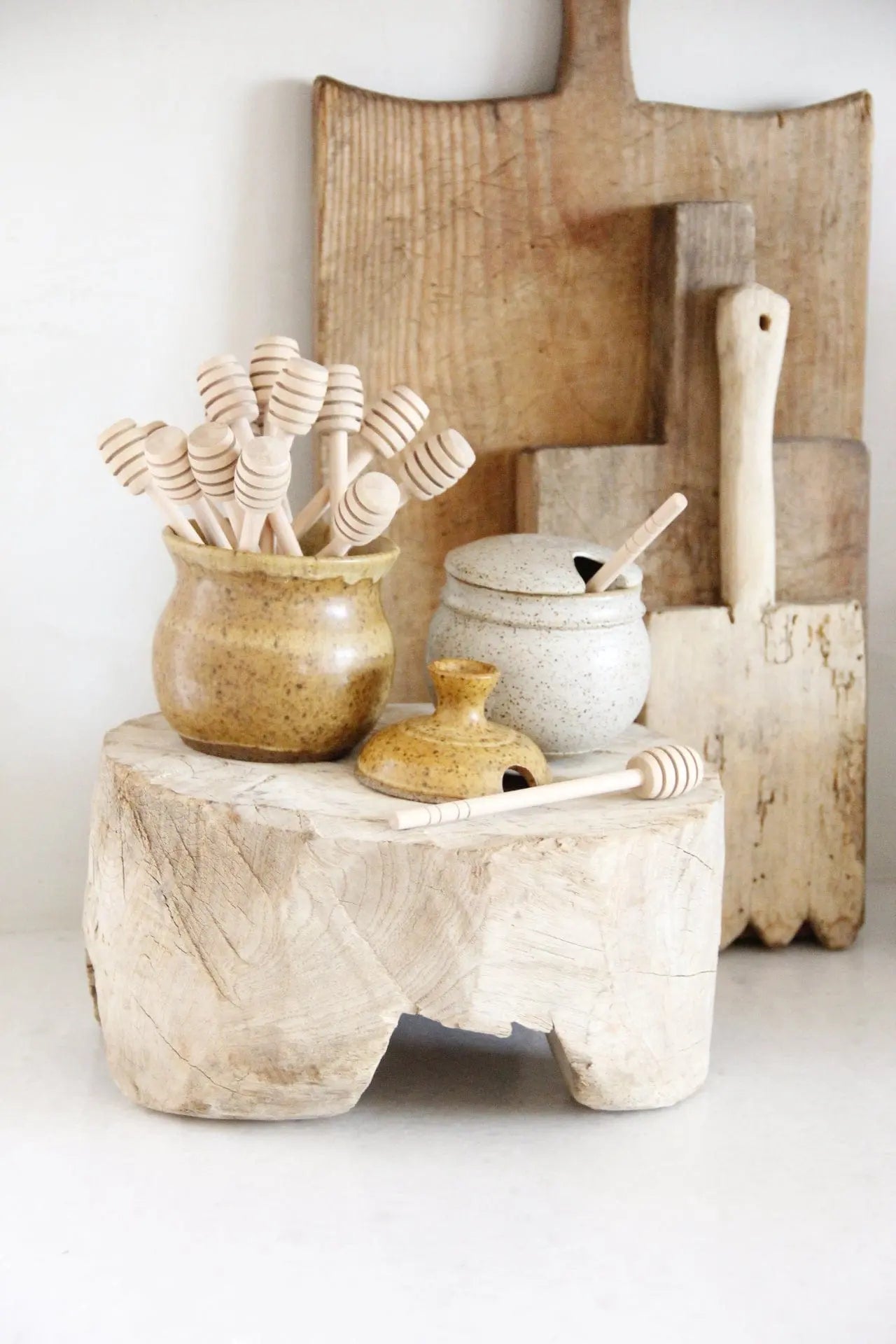 Eco Friendly Wooden Honey Dipper  Debra Hall Lifestyle