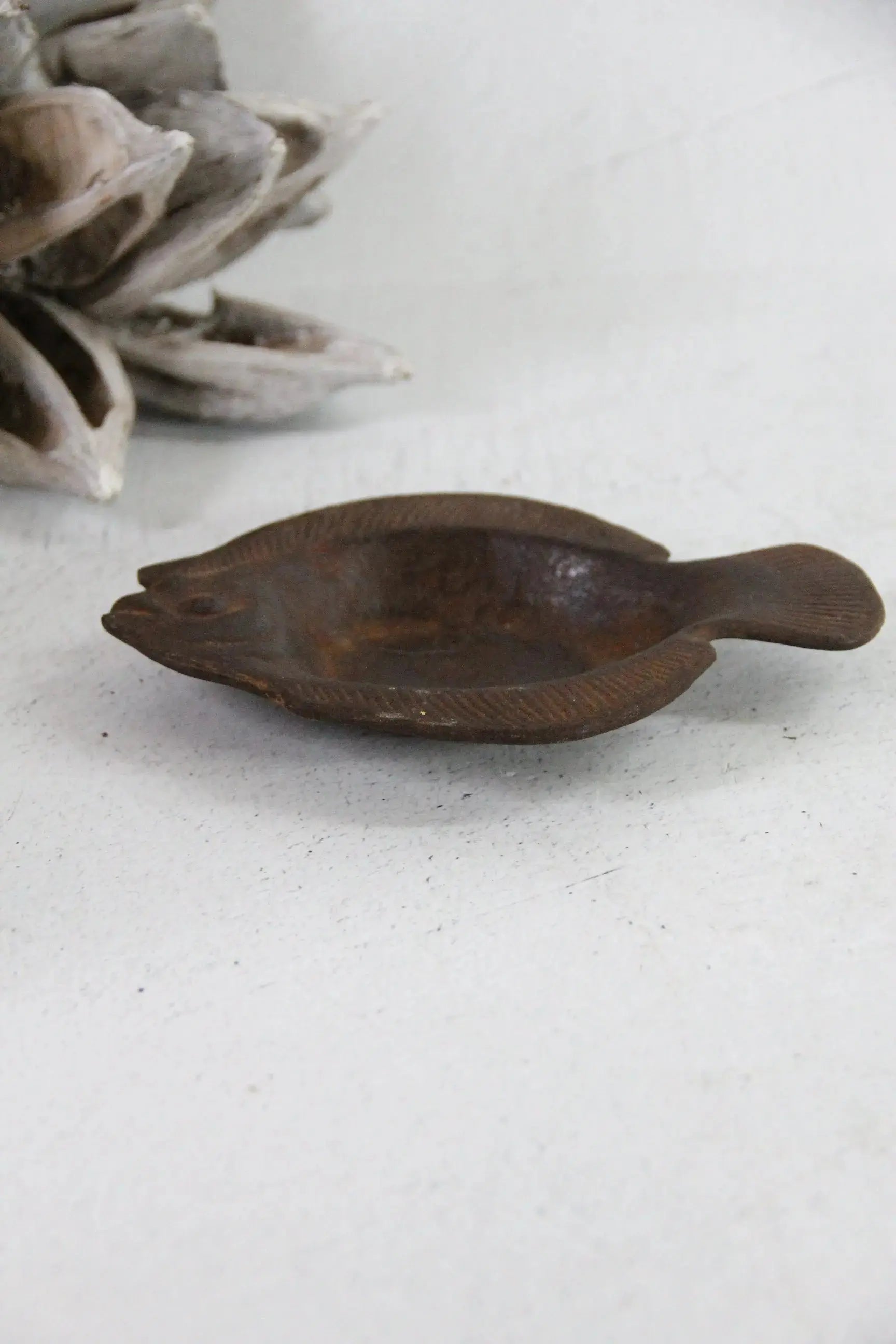 Fish Trinket Dish |Vintage Japanese Cast Iron Flounder Catchall  Debra Hall Lifestyle