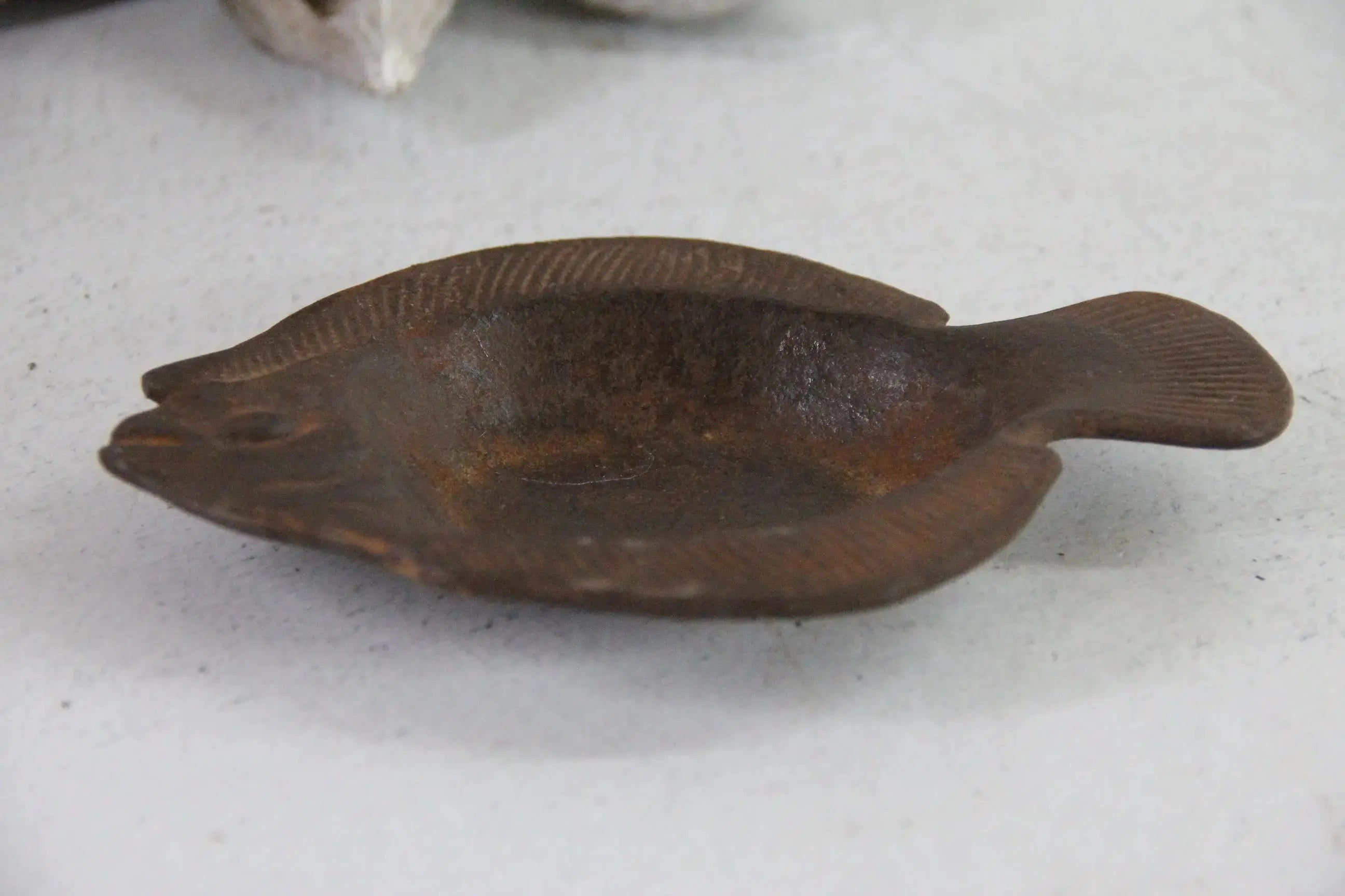 Fish Trinket Dish |Vintage Japanese Cast Iron Flounder Catchall  Debra Hall Lifestyle