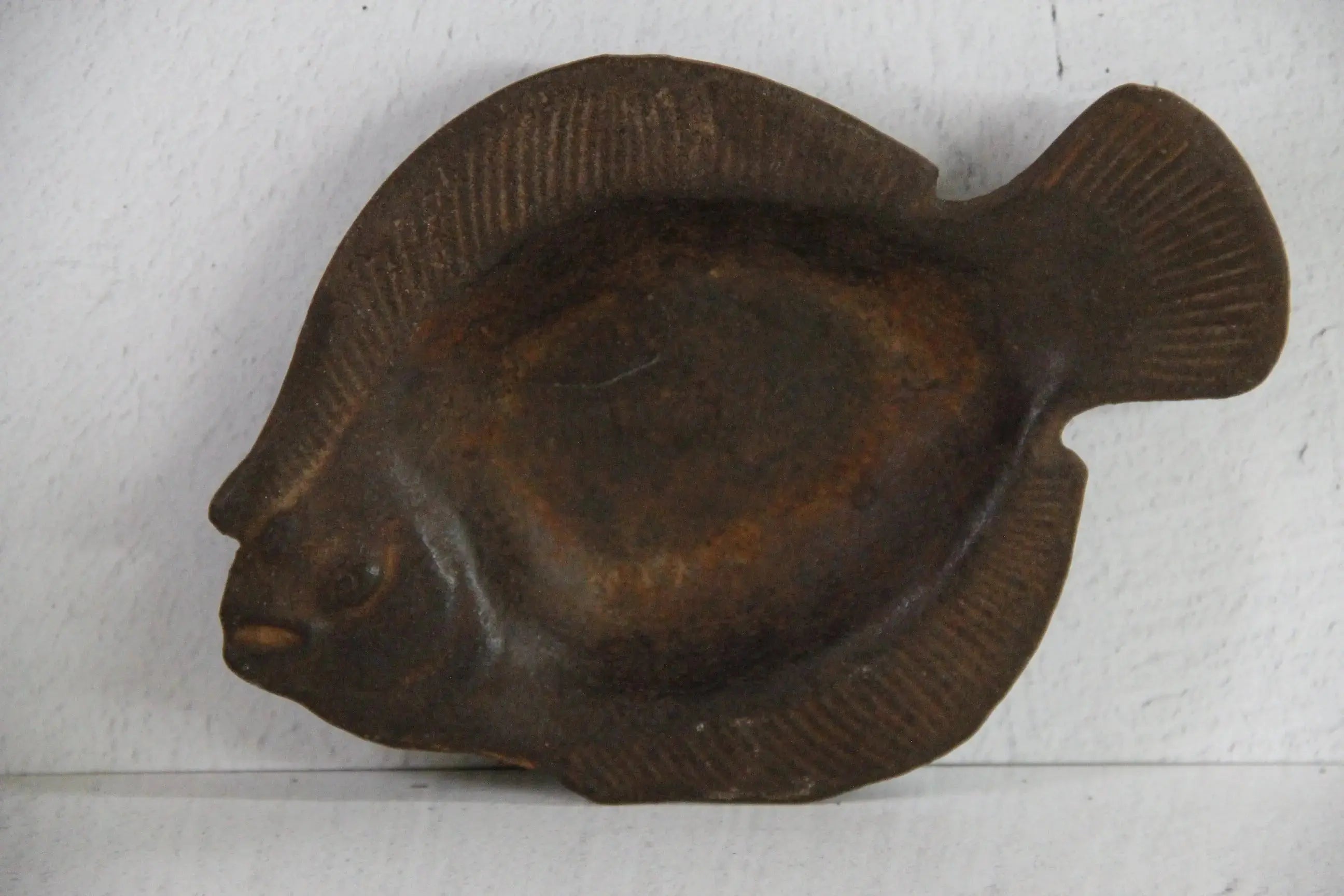 Fish Trinket Dish |Vintage Japanese Cast Iron Flounder Catchall  Debra Hall Lifestyle