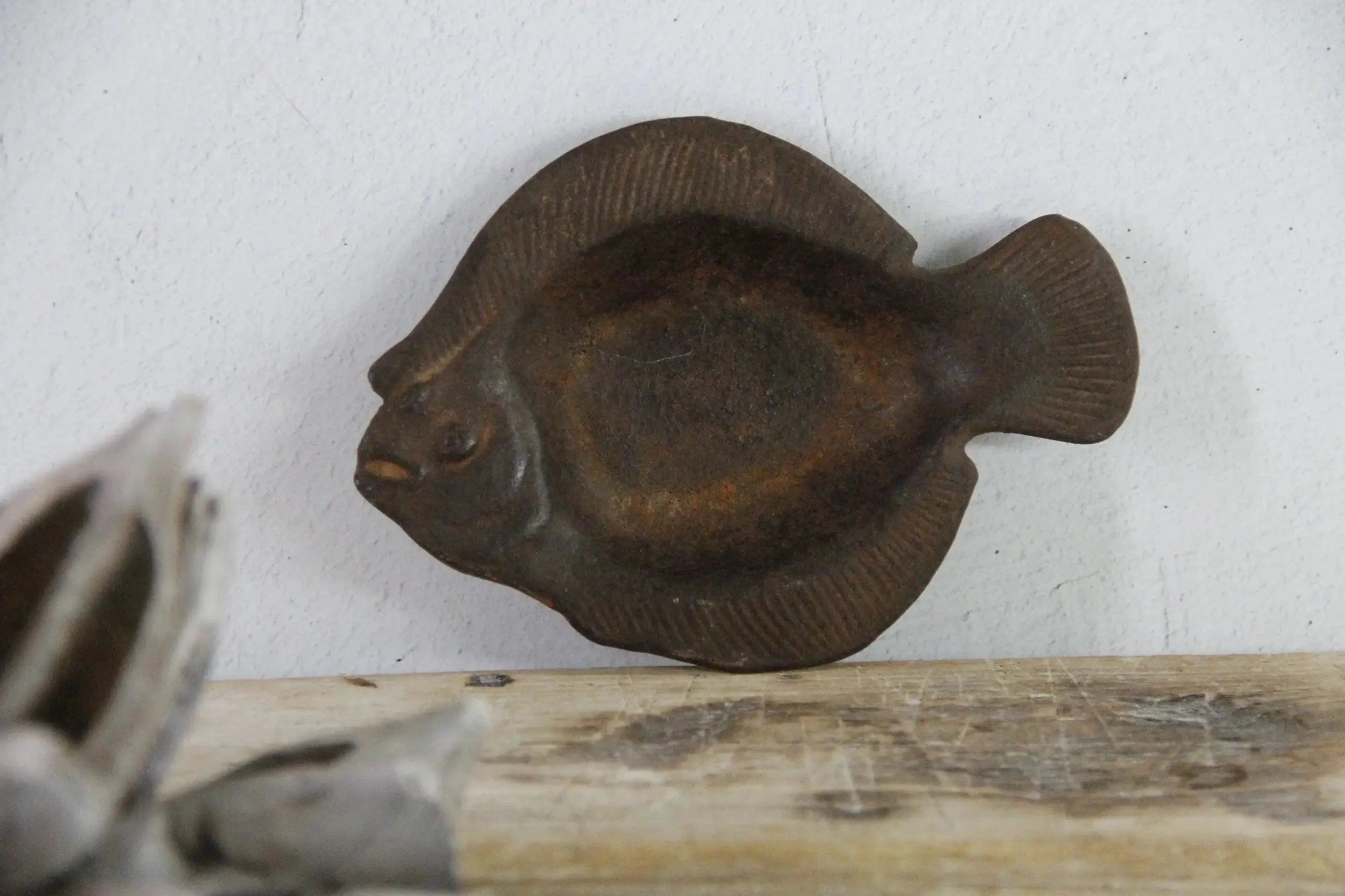 Fish Trinket Dish |Vintage Japanese Cast Iron Flounder Catchall  Debra Hall Lifestyle