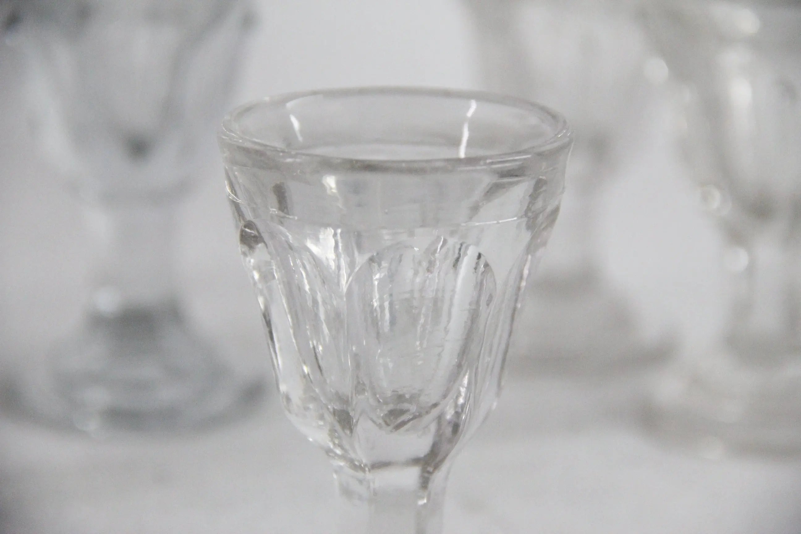 French Antique Liqueur Glasses | Hand Blown Shot-Port  Debra Hall Lifestyle