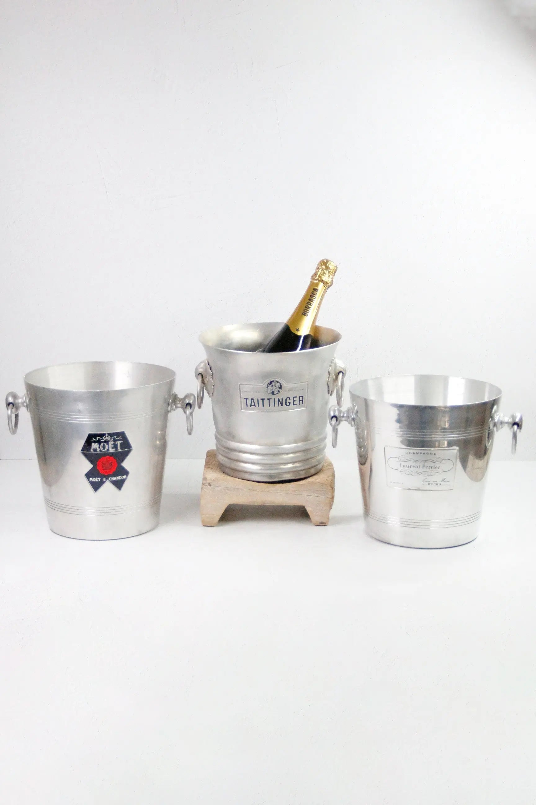 French Champagne Bucket Magnum Chiller-Vintage Bar Decor  Debra Hall Lifestyle