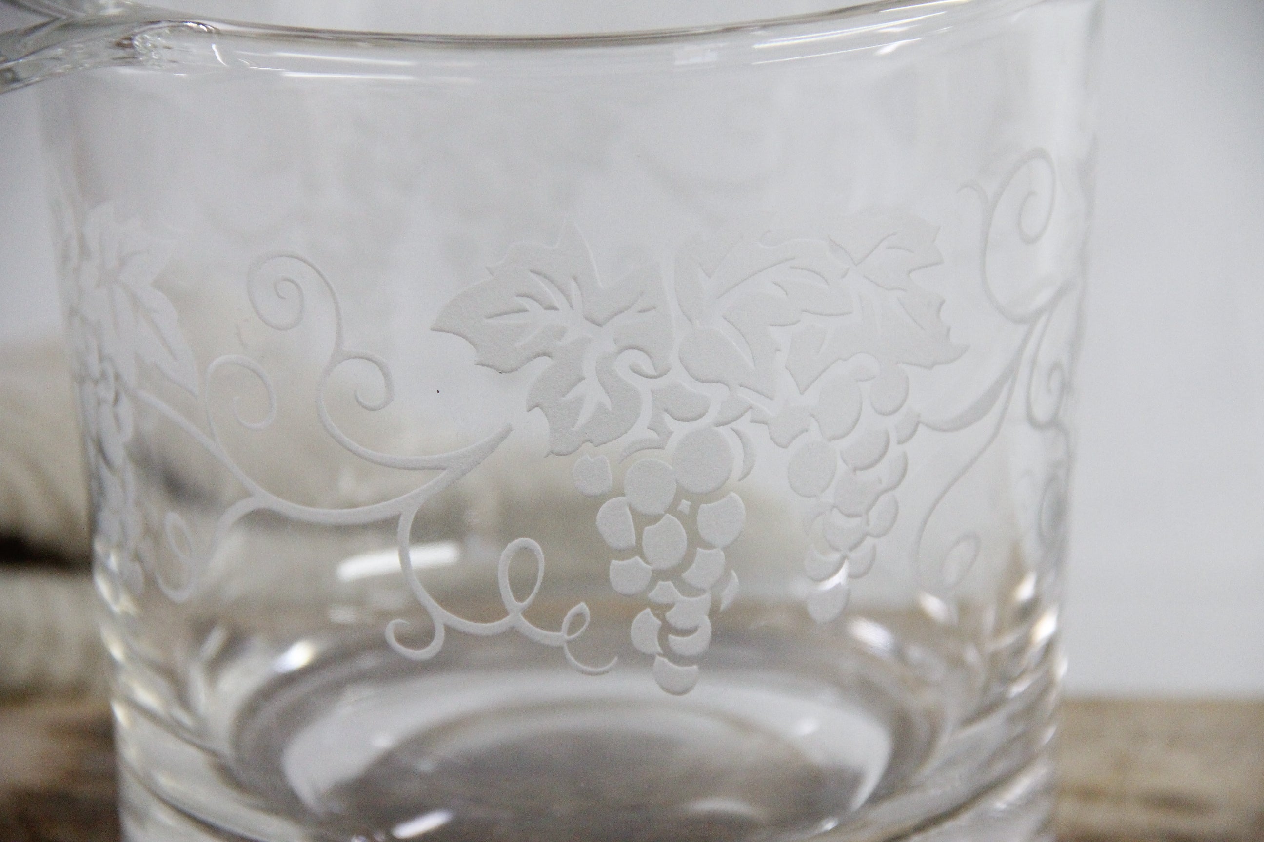 French Champagne Bucket Vintage Etched Stamped  Debra Hall Lifestyle
