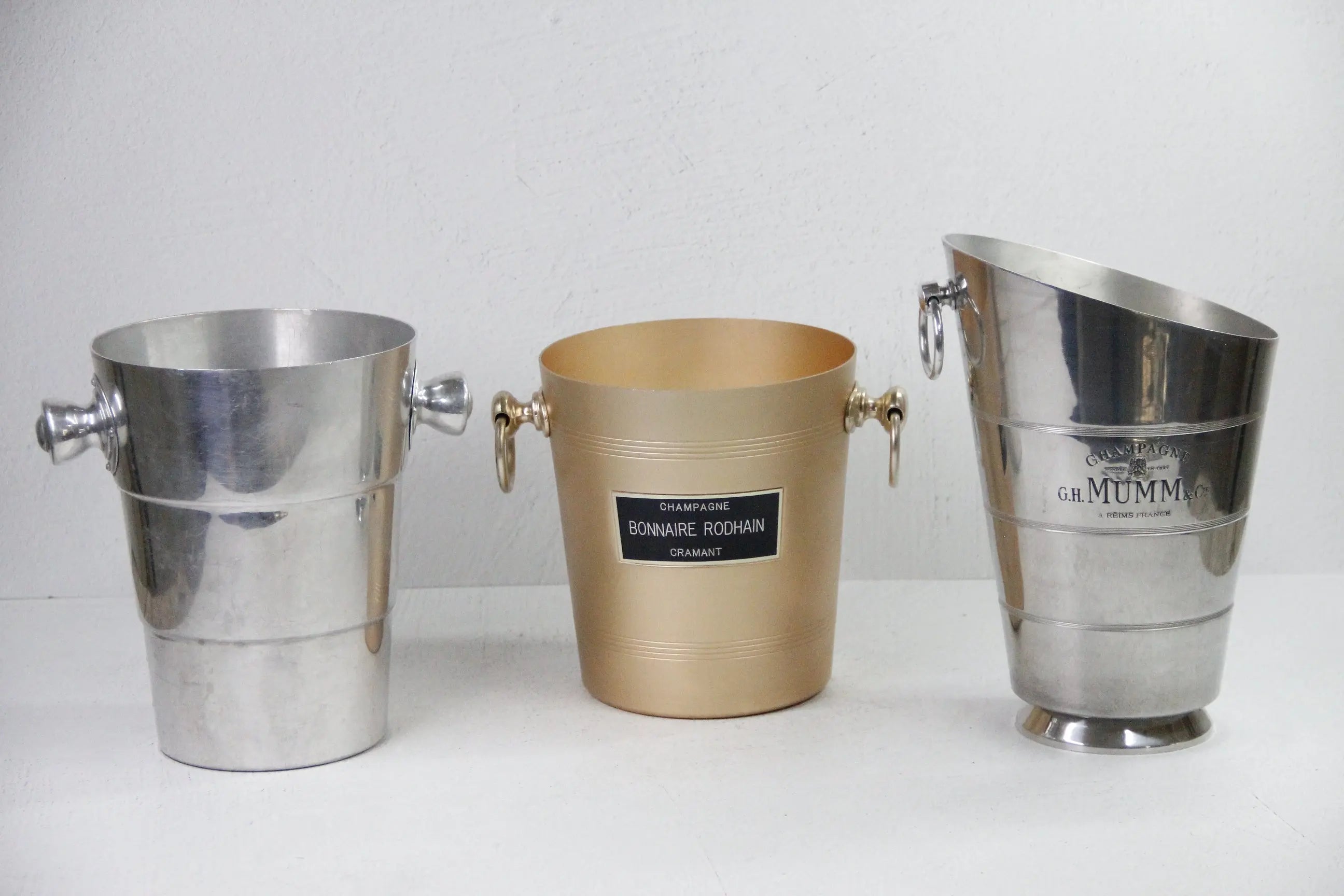 French Champagne Bucket-Vintage Wine Chiller Cooler  Debra Hall Lifestyle