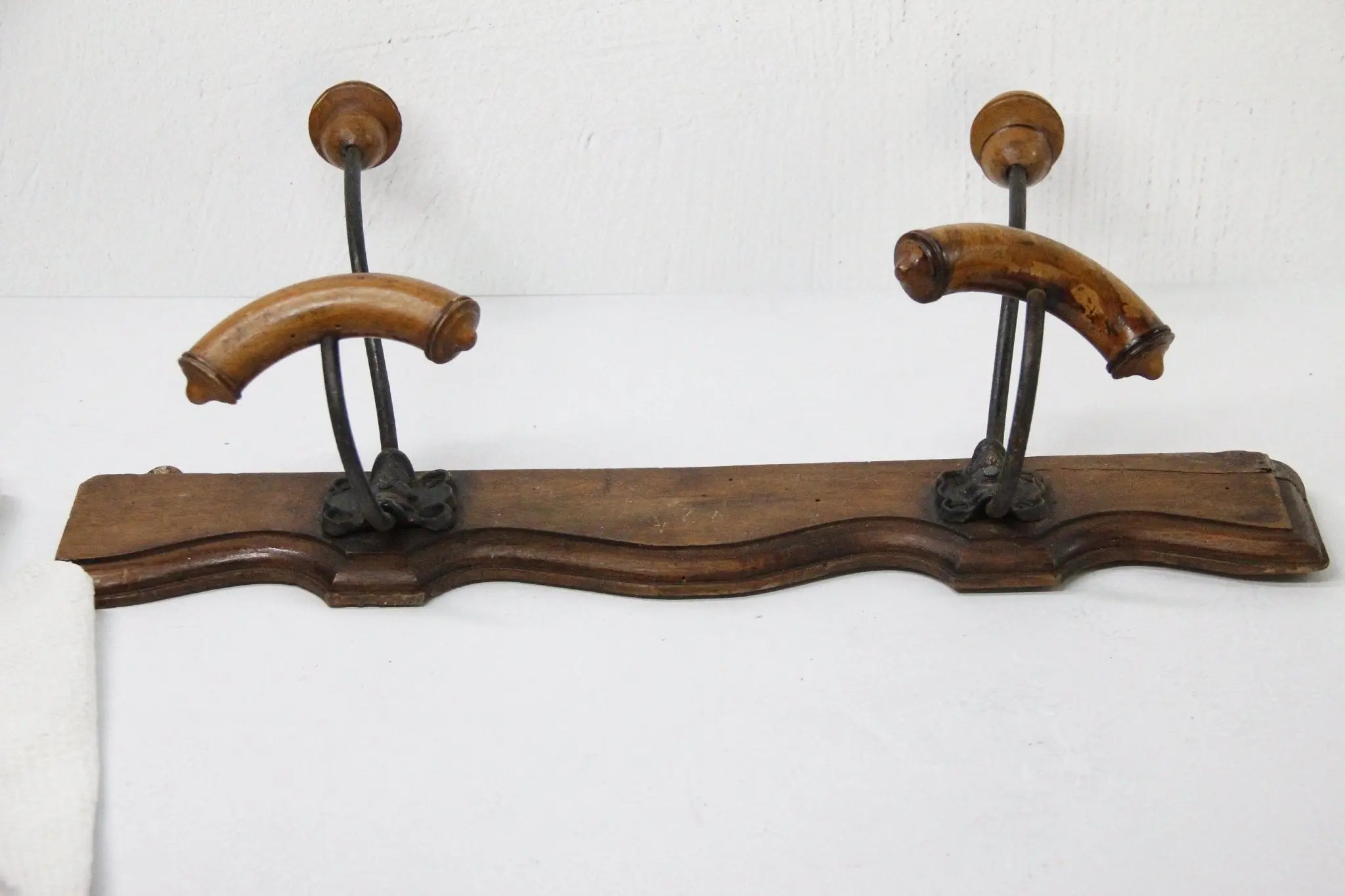 French Coat Rack Antique Wood Iron Wall Hat Rack Debra Hall Lifestyle