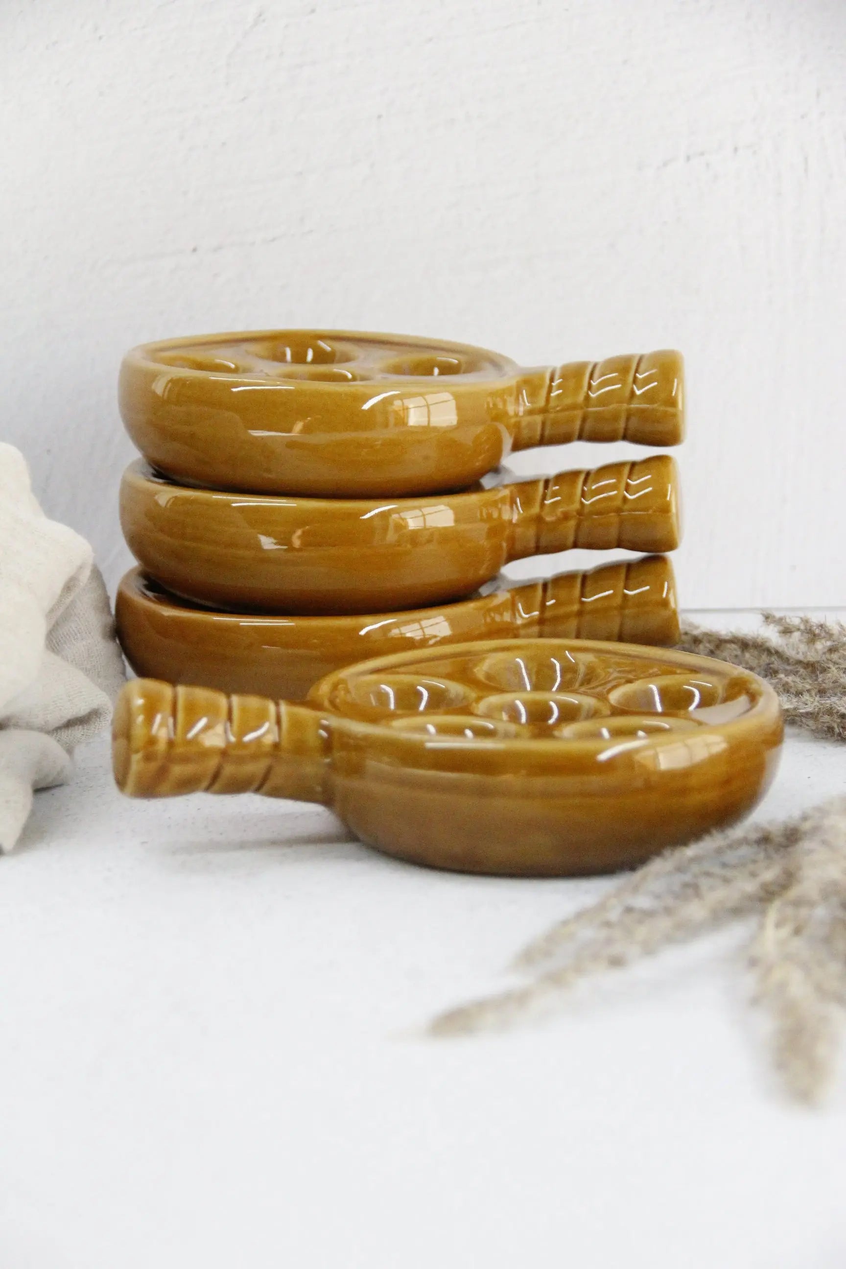 French Escargot Bowl | Vintage Baking Dish Set-4 Pcs.  Debra Hall Lifestyle