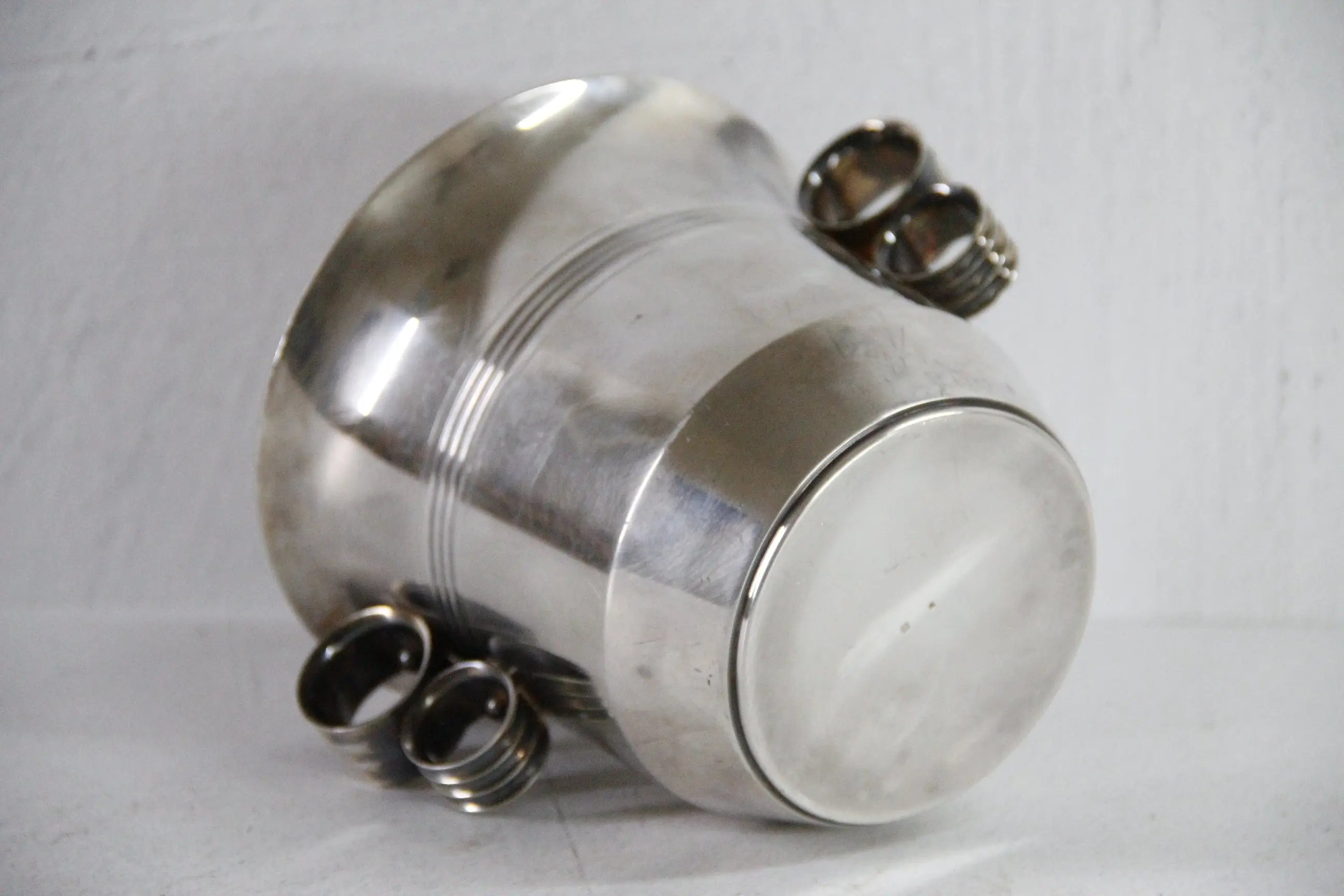 French Ice Bucket 1920s | Art Deco Silver Cooler  Debra Hall Lifestyle
