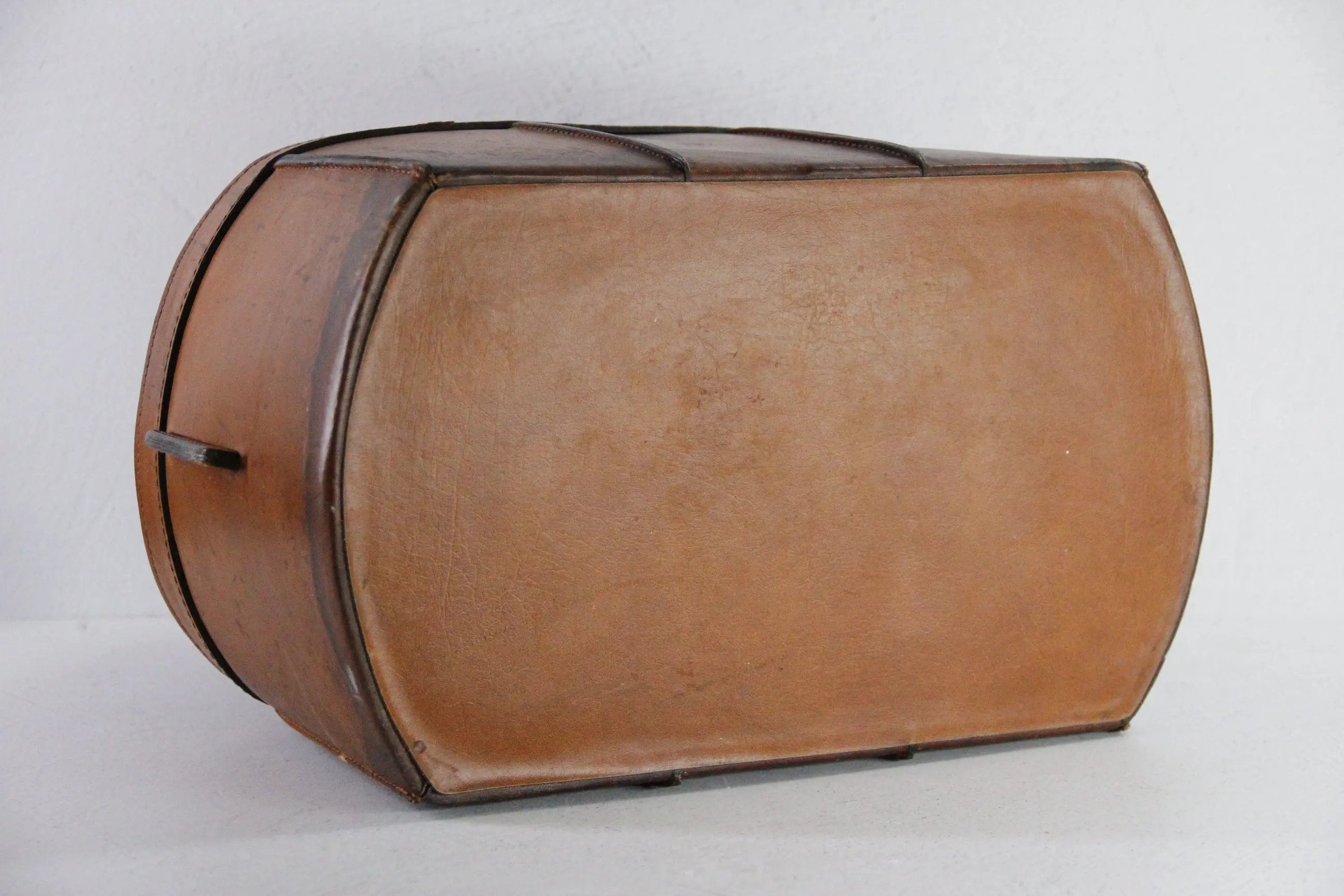 French Leather Magazine Holder | Style of Jacques Adnet, 1960s  Debra Hall Lifestyle
