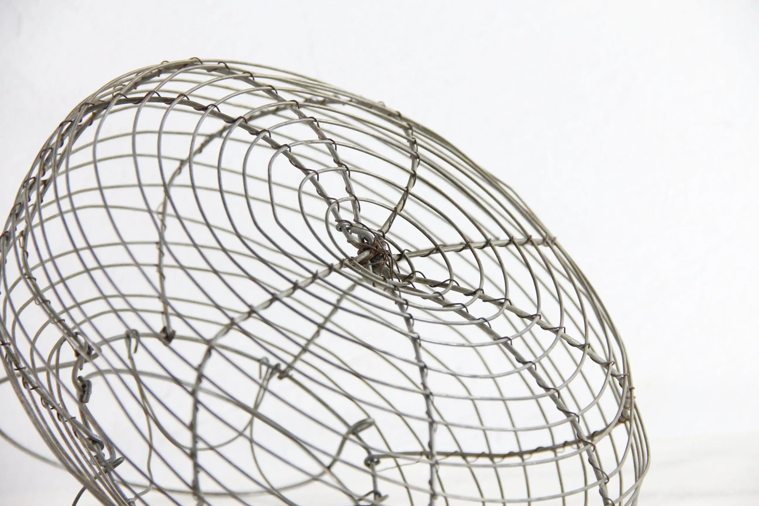 French Wire Egg Basket | Antique Fil de Fer Small