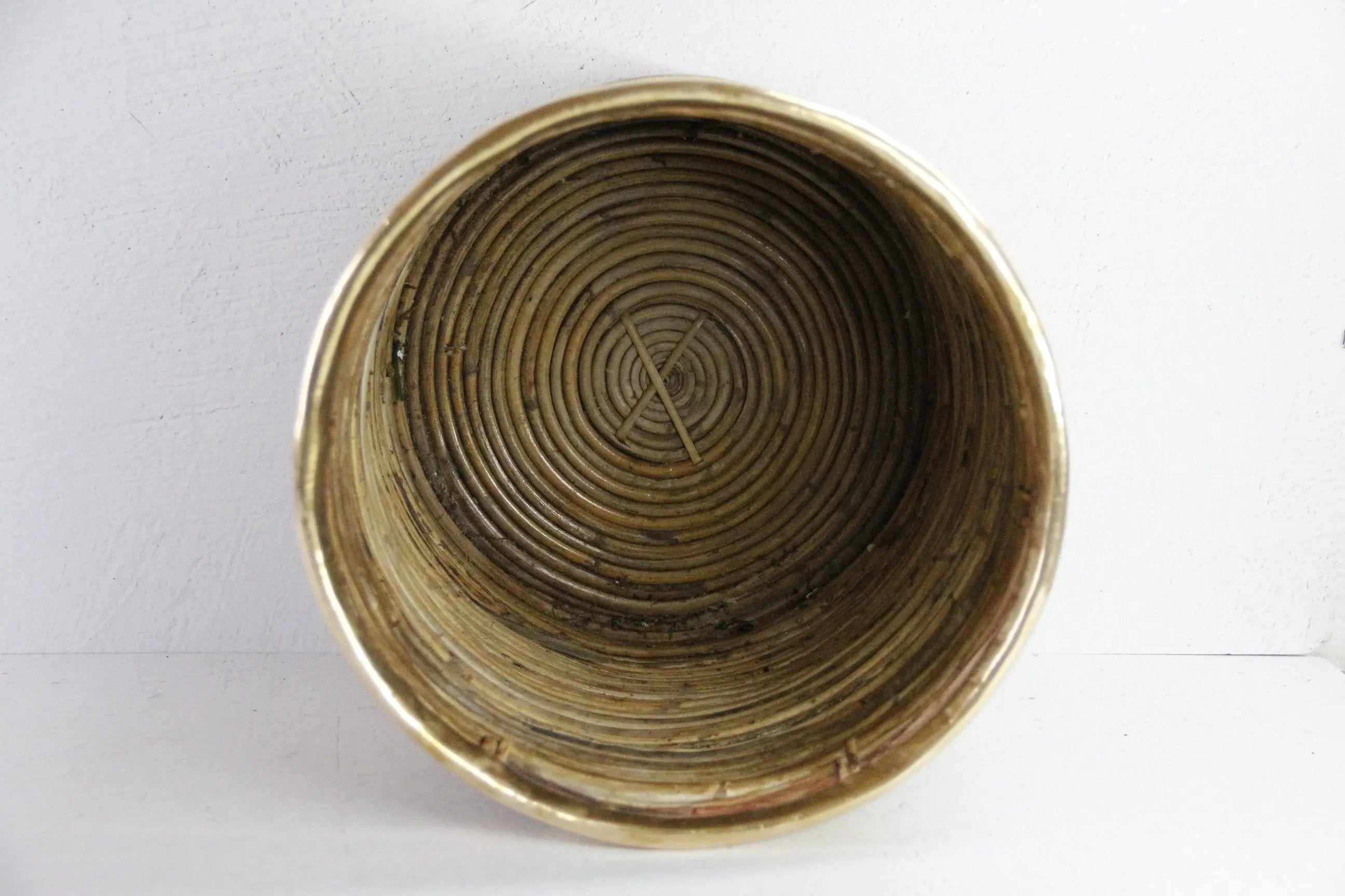 Gabriella Crespi Bamboo Basket | Italian Style Pencil Reed  Debra Hall Lifestyle