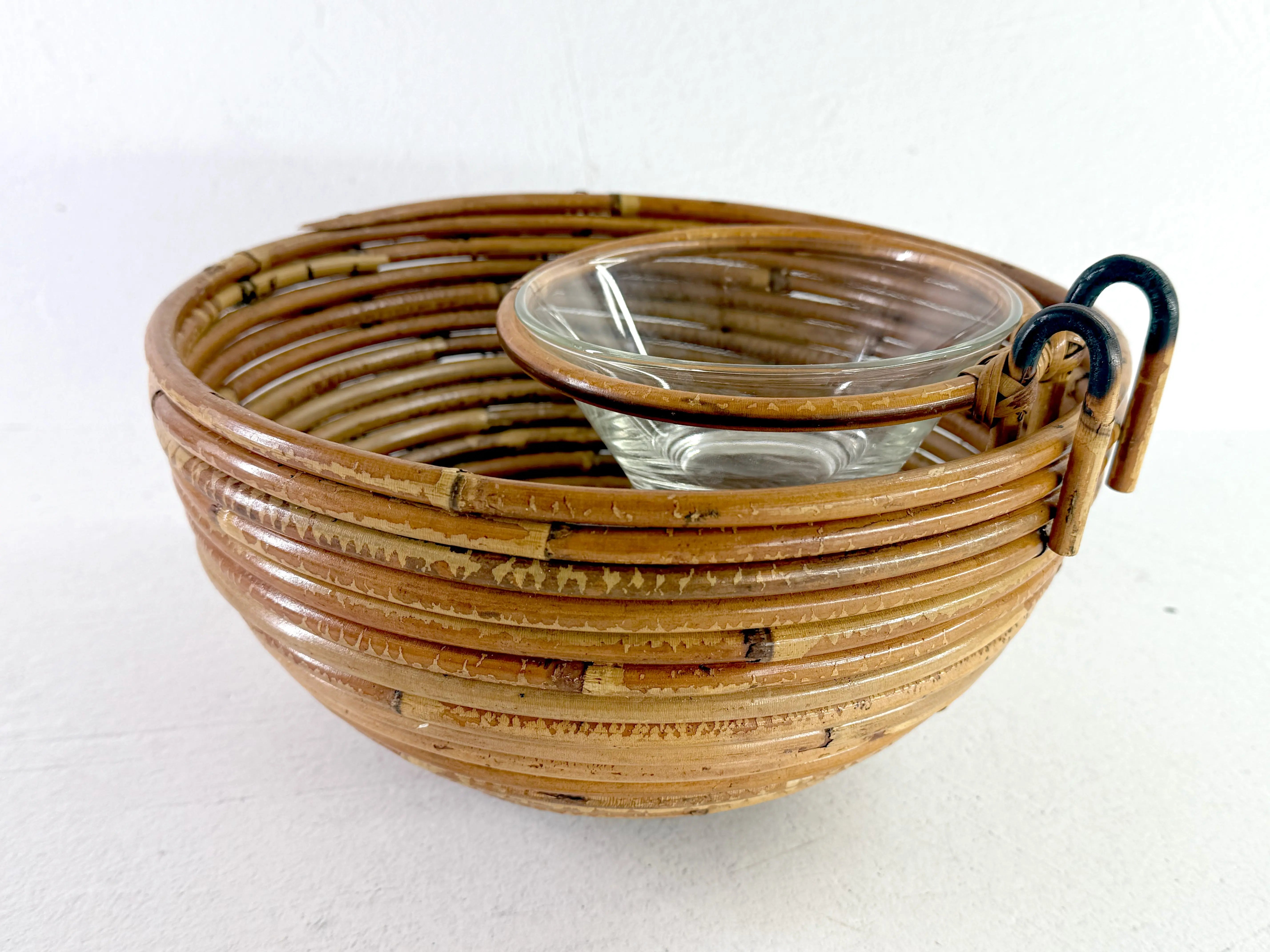 Gabriella Crespi Style Pencil Reed Chip & Dip Bowl | Stamped Italy  Debra Hall Lifestyle