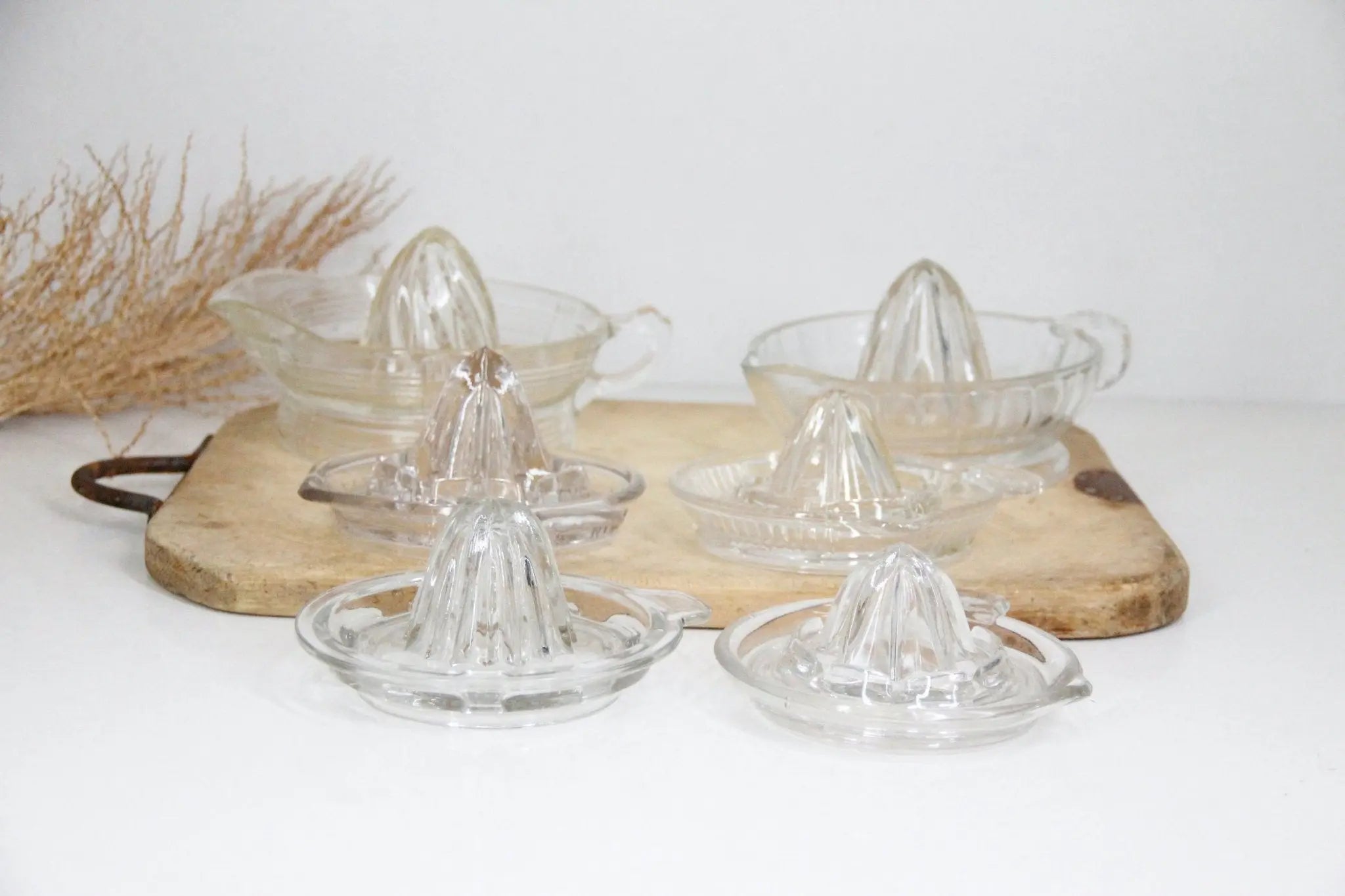 Glass Citrus Reamer | Antique Assorted  Debra Hall Lifestyle