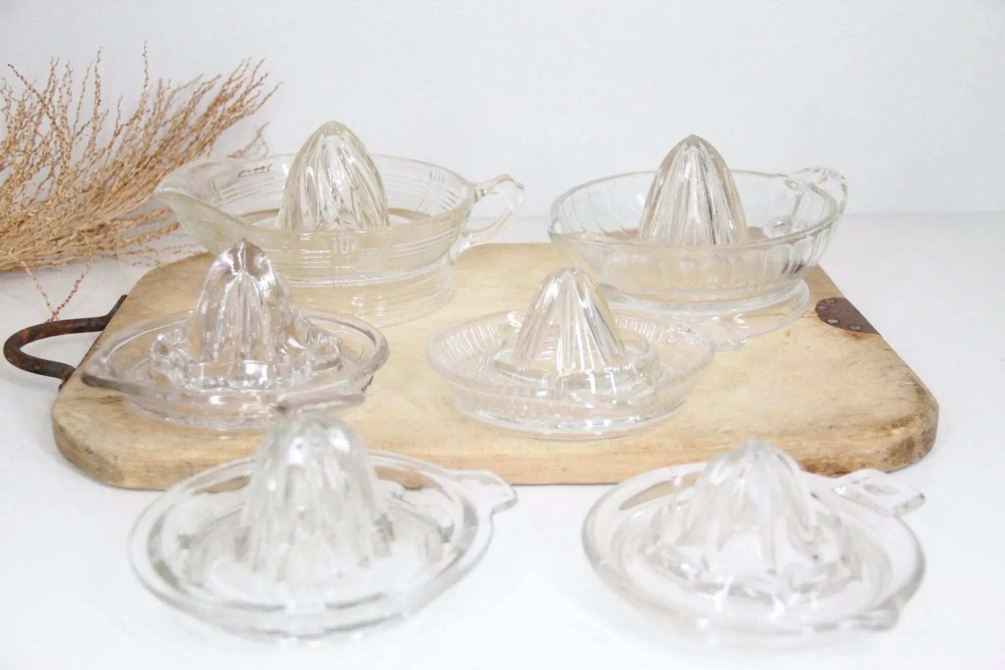 Glass Citrus Reamer | Antique Assorted  Debra Hall Lifestyle