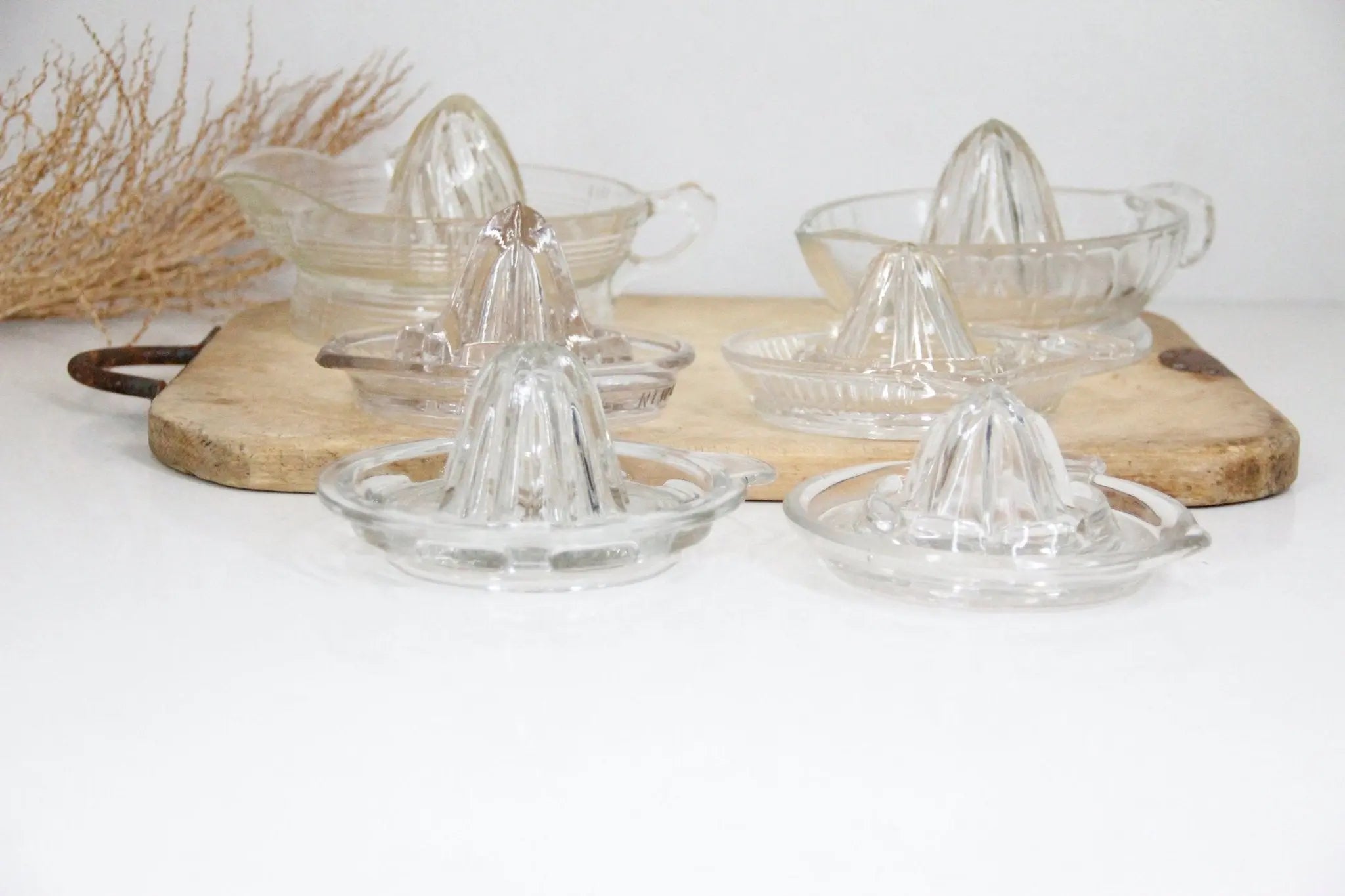 Glass Citrus Reamer | Antique Assorted  Debra Hall Lifestyle