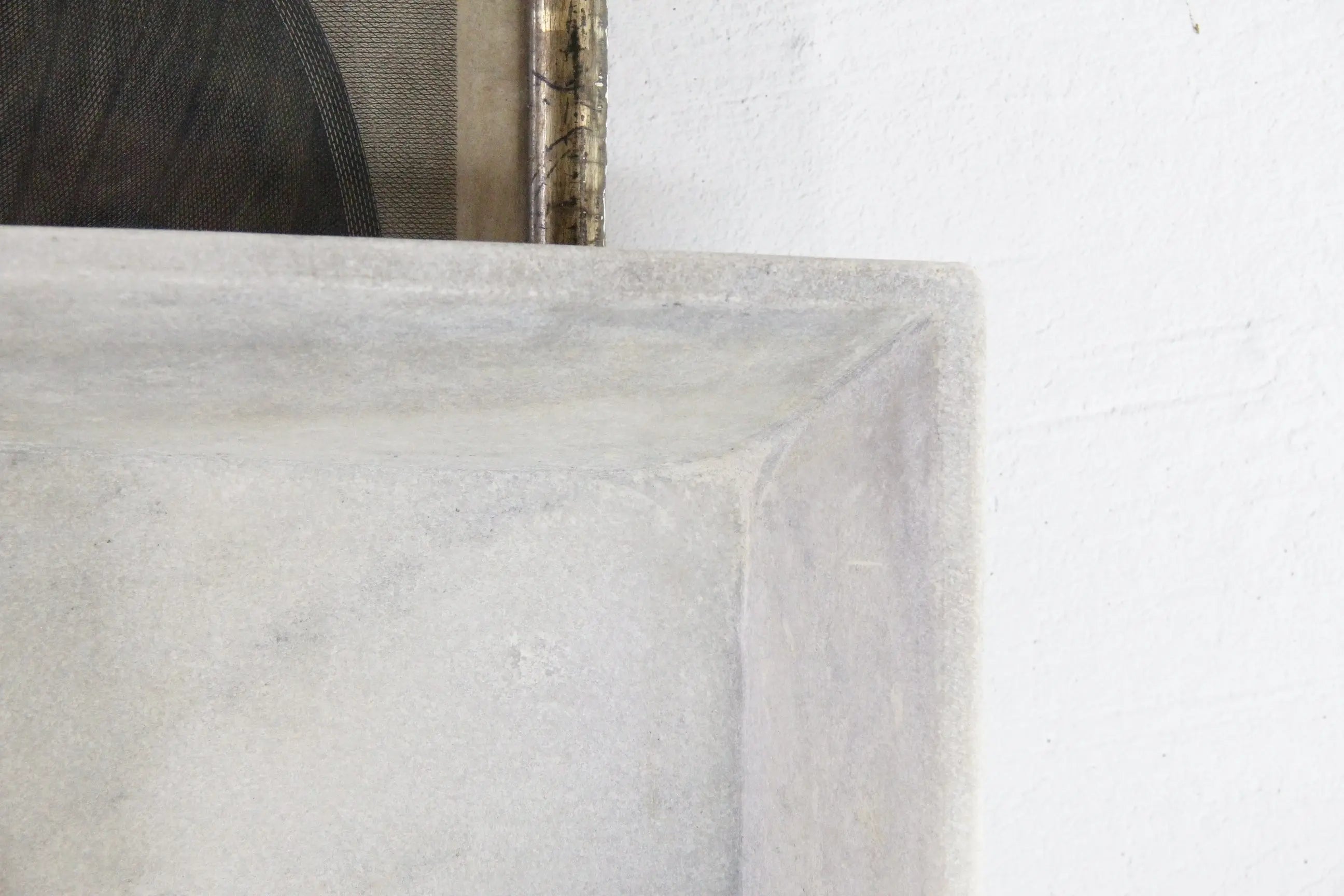 Hand Carved Marble Tray | Large Square 12" Gallery