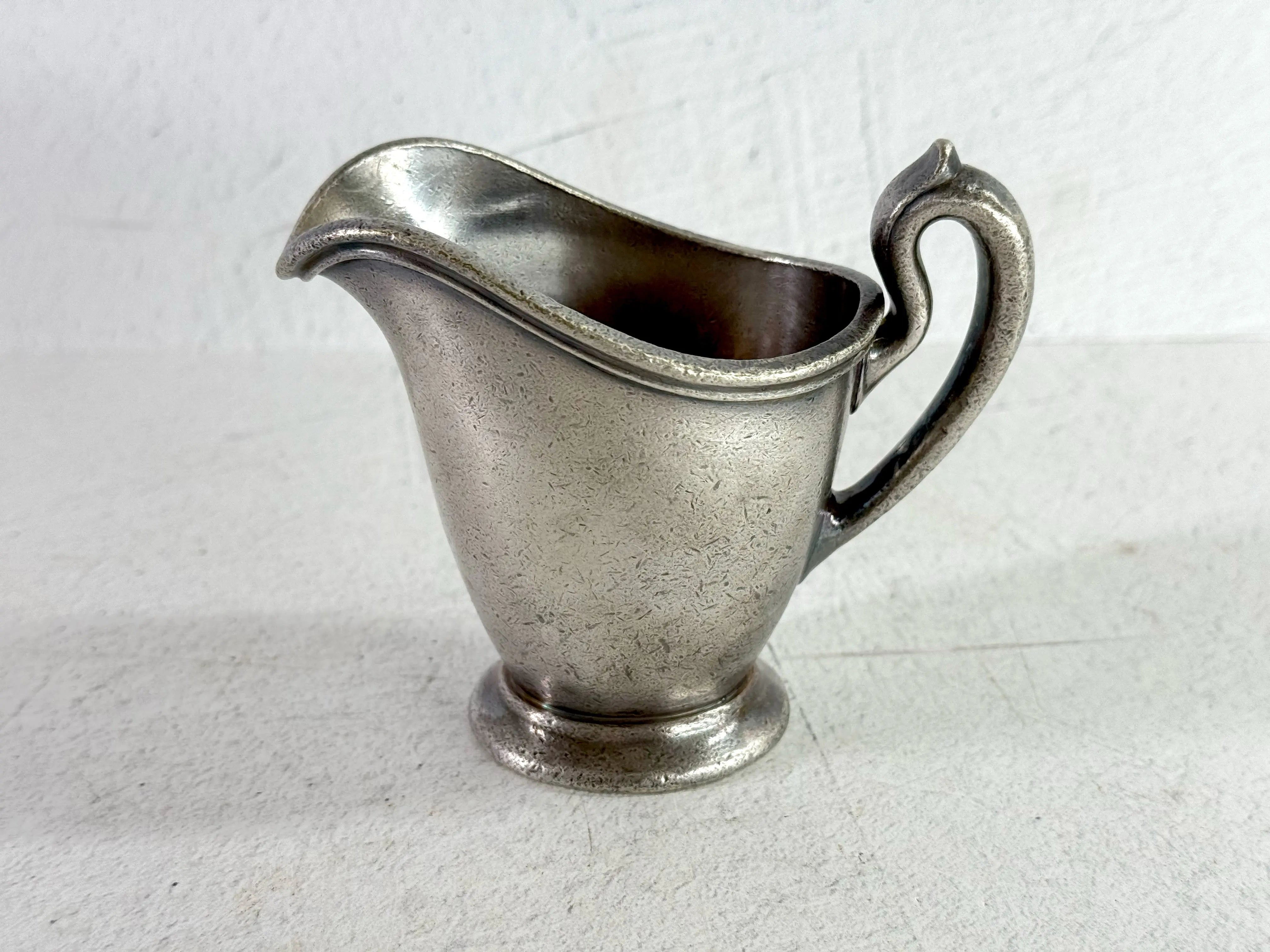 Hotel Silver Creamer | Antique Wallace Individual Pitcher  Debra Hall Lifestyle