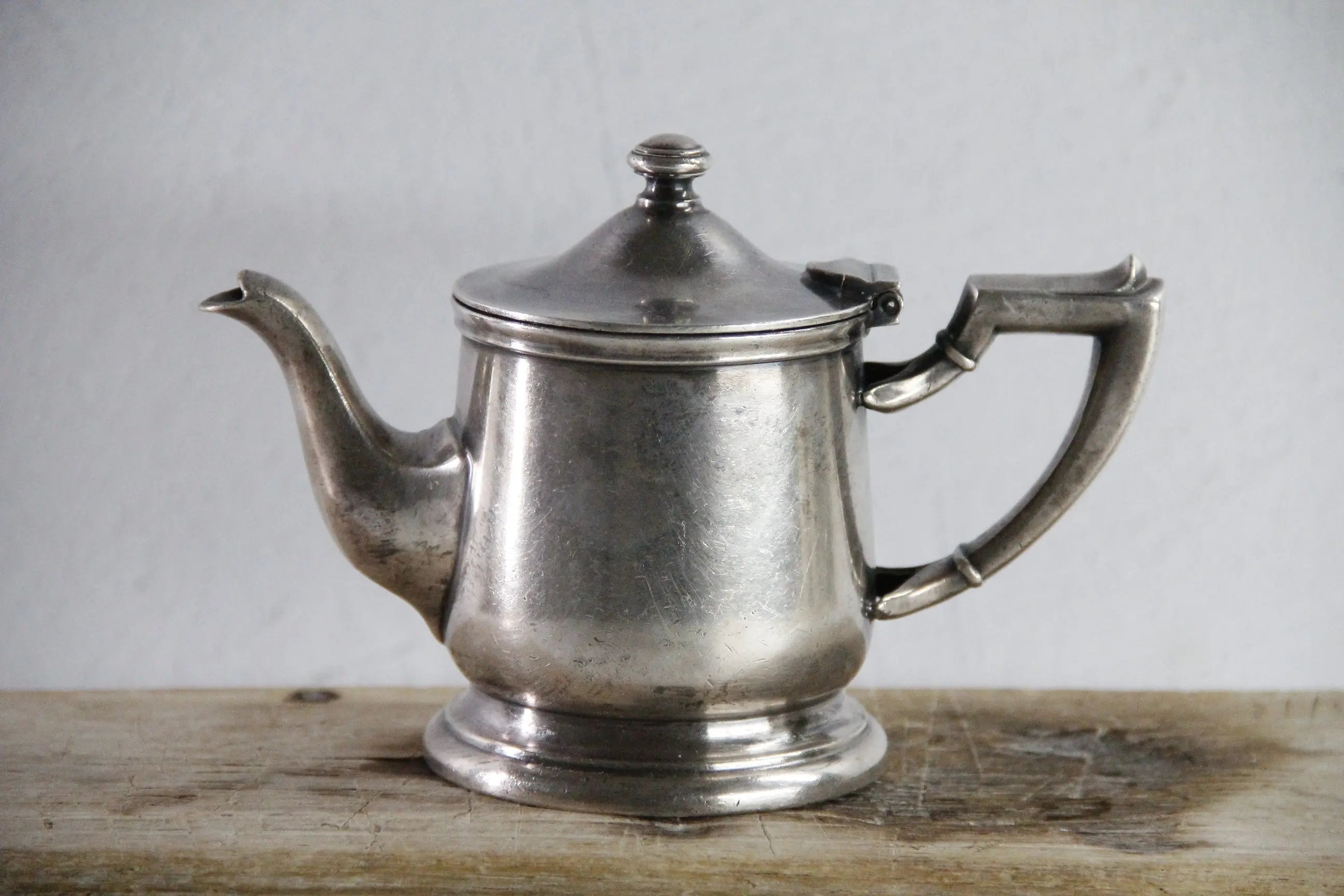Hotel Silver Teapot Antique | St.Vincents Nickel Silver Soldered  Debra Hall Lifestyle