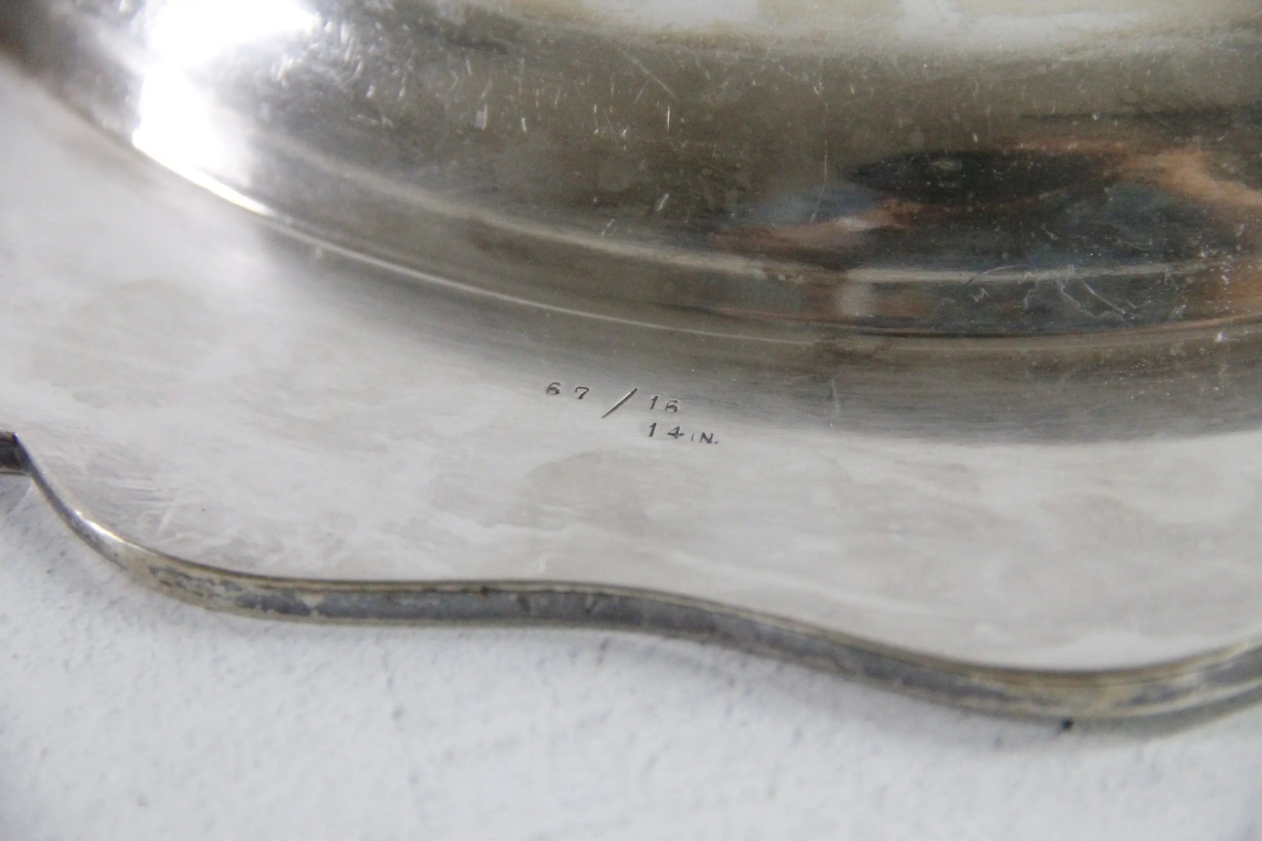 Hotel Silver Tray | Antique Scalloped Serving Tray Heavy  Debra Hall Lifestyle
