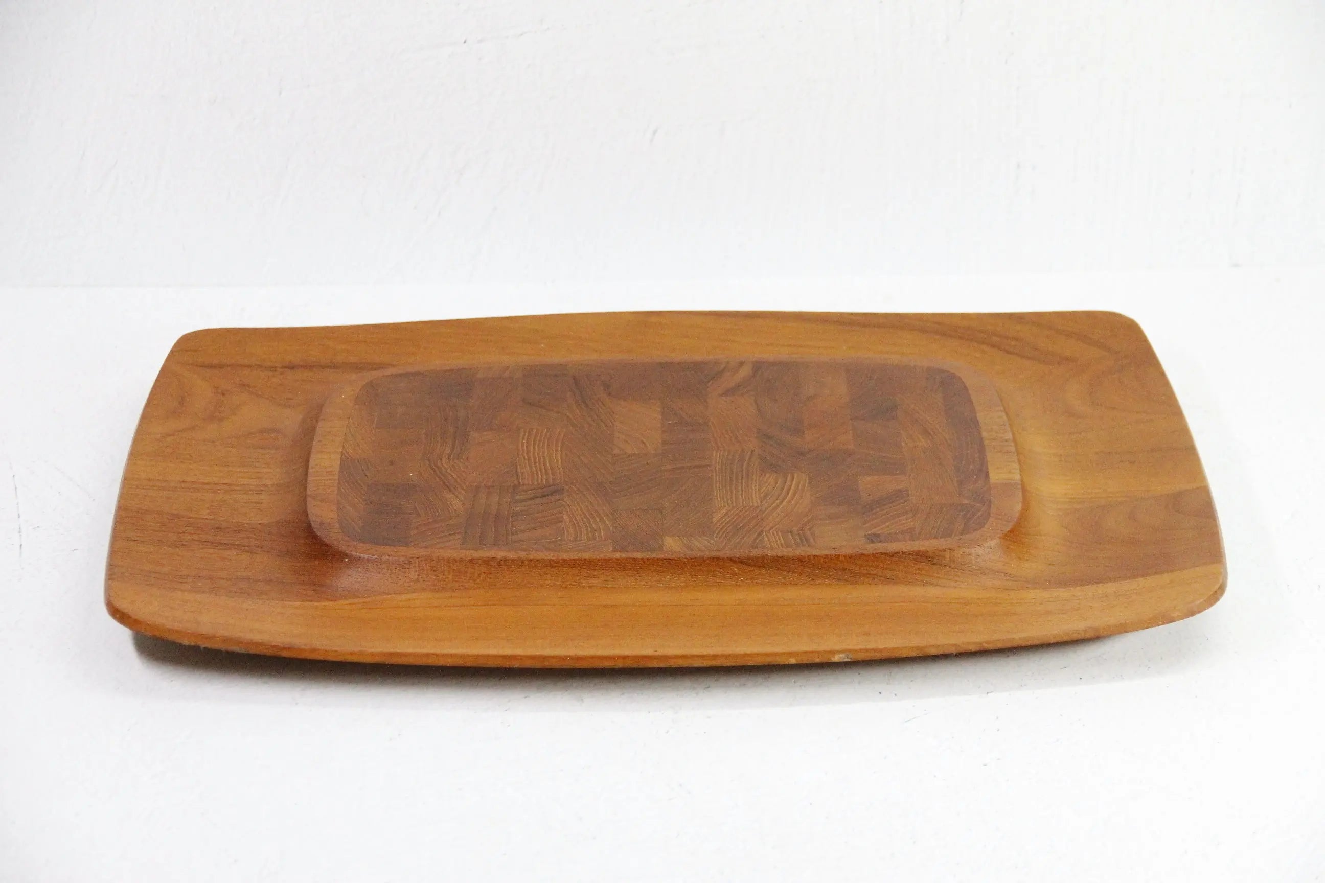 Jens Quistgaard Dansk Charcuterie Board-Teak Serving Tray  Debra Hall Lifestyle