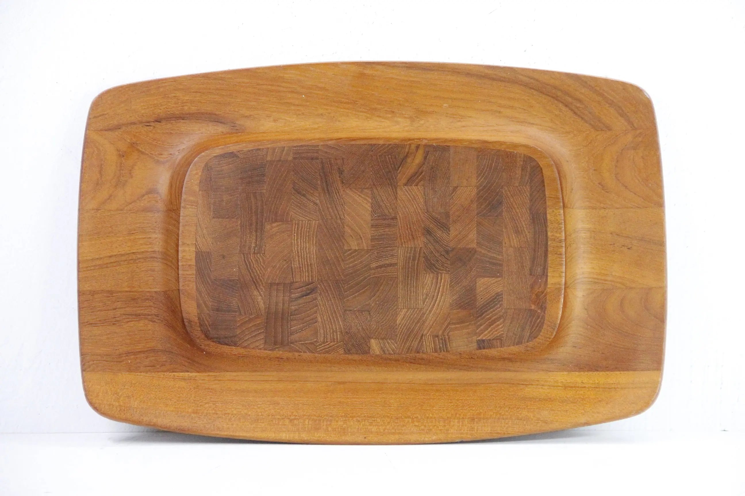 Jens Quistgaard Dansk Charcuterie Board-Teak Serving Tray  Debra Hall Lifestyle