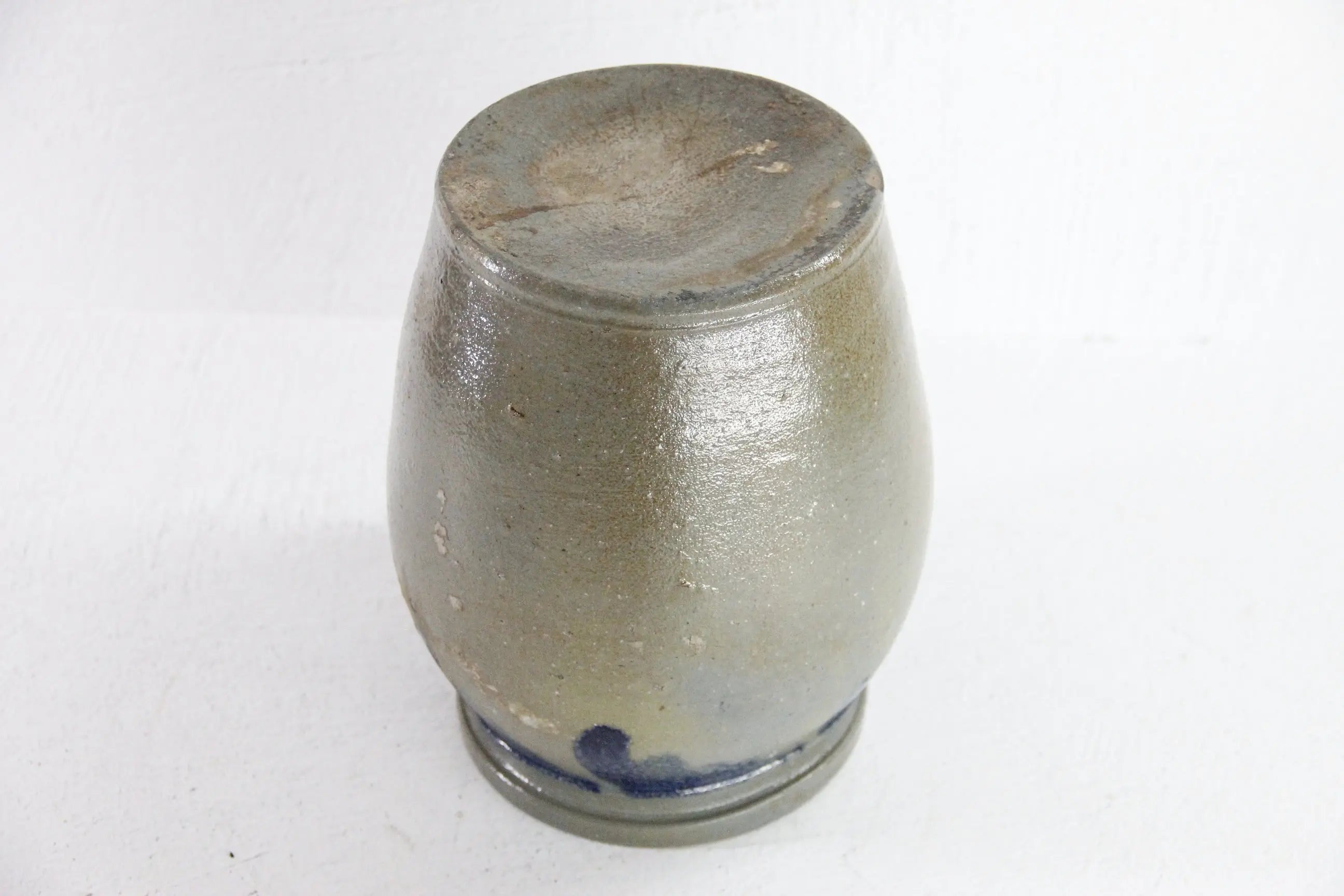 John Bell Pottery | Antique 1 Gallon Crock With Blue Design  Debra Hall Lifestyle