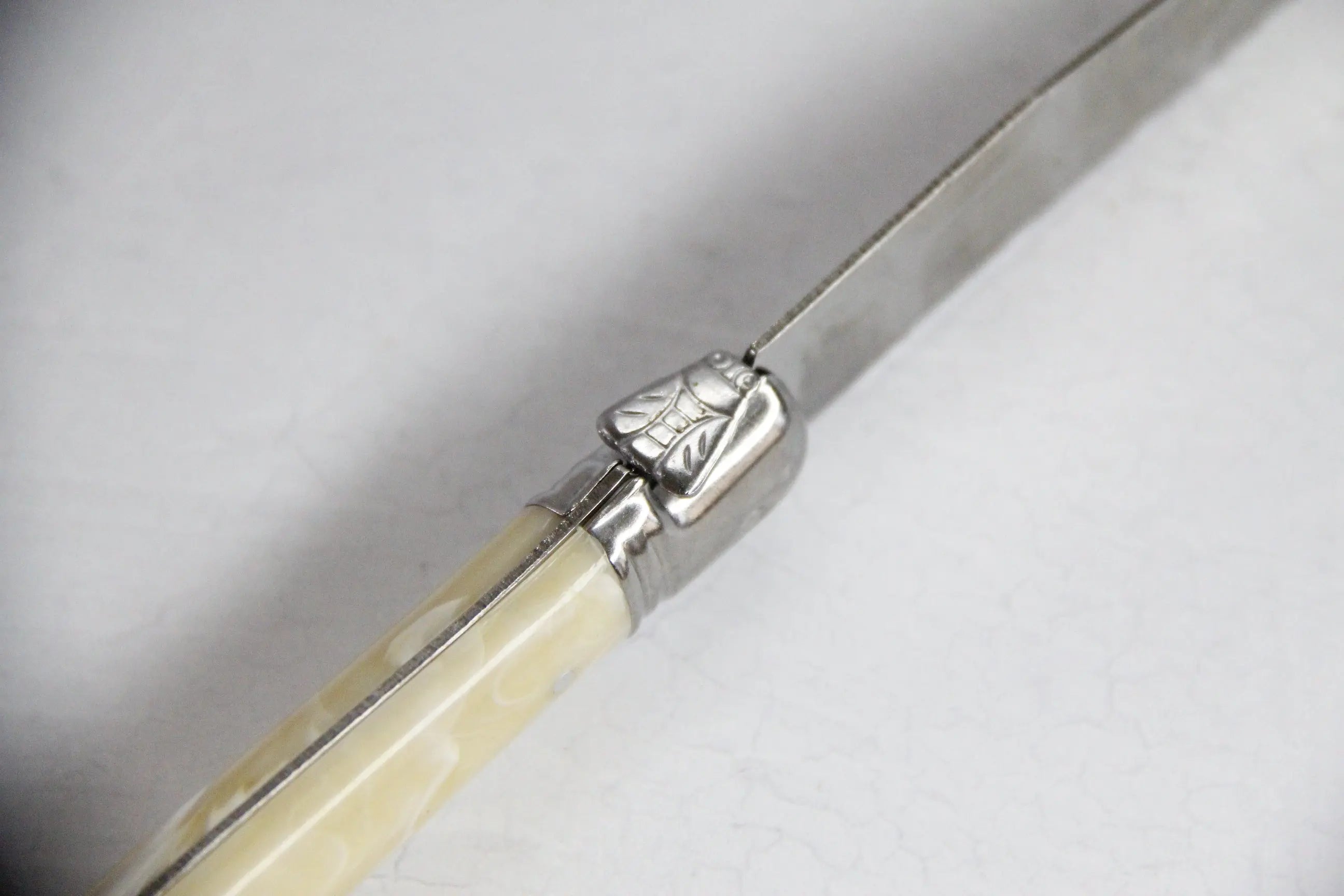 Laguiole Steak Knife Set | Vintage Cream Jean Dubost with Bee  Debra Hall Lifestyle