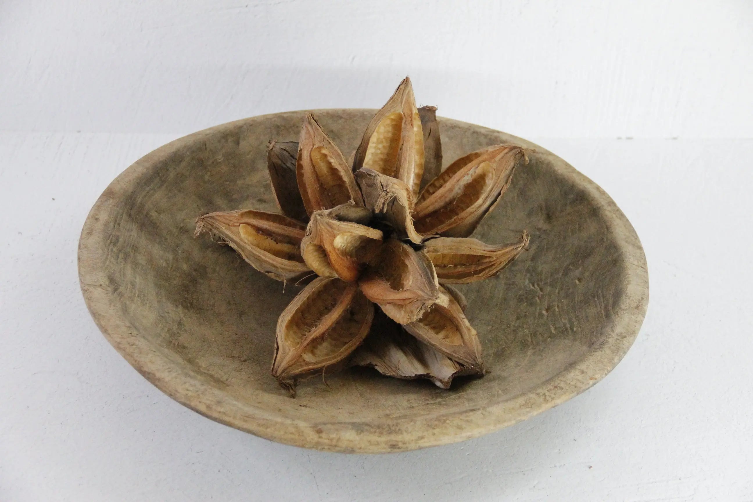 Large Wood Bowl  Debra Hall Lifestyle